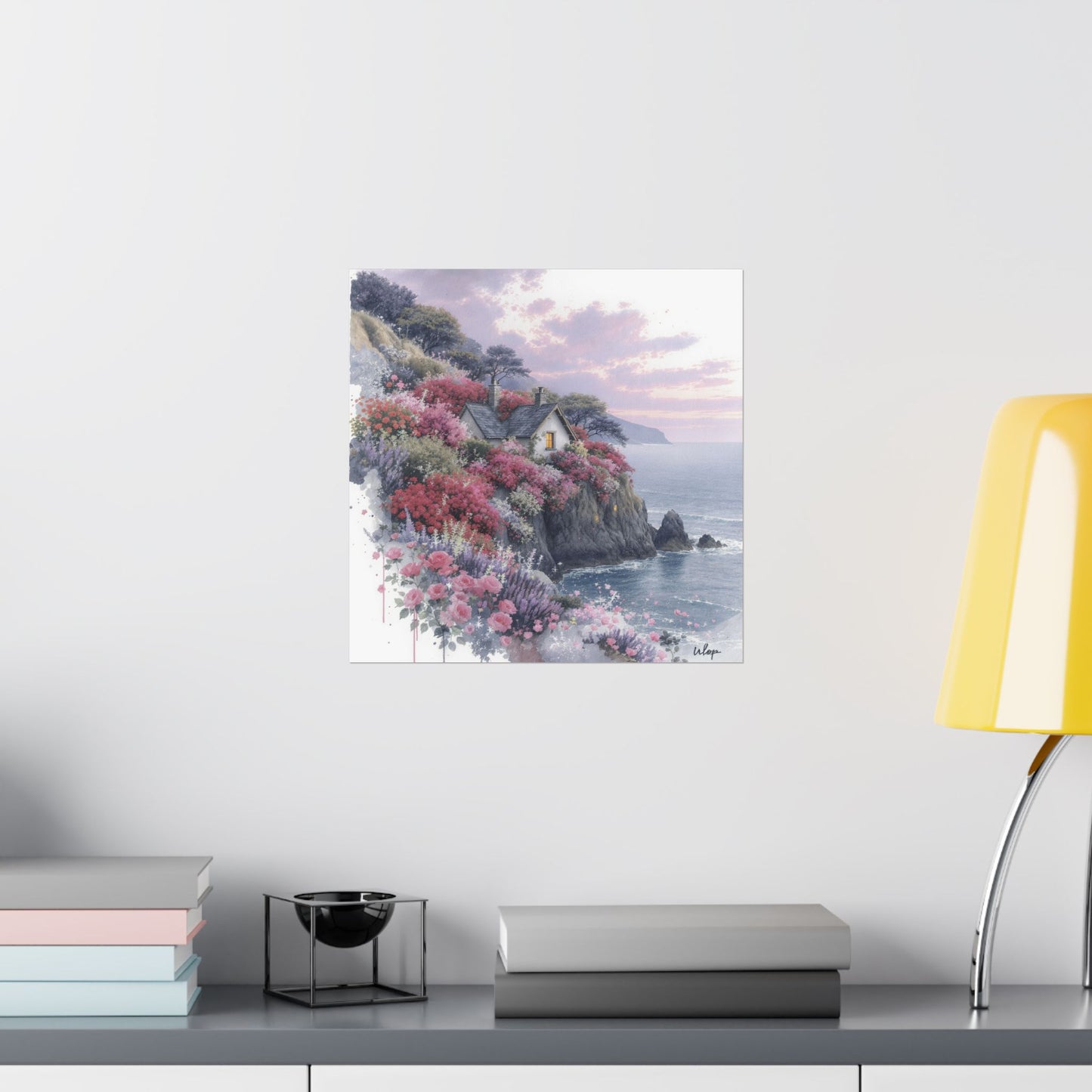 Digital download Coastal House Matte Poster