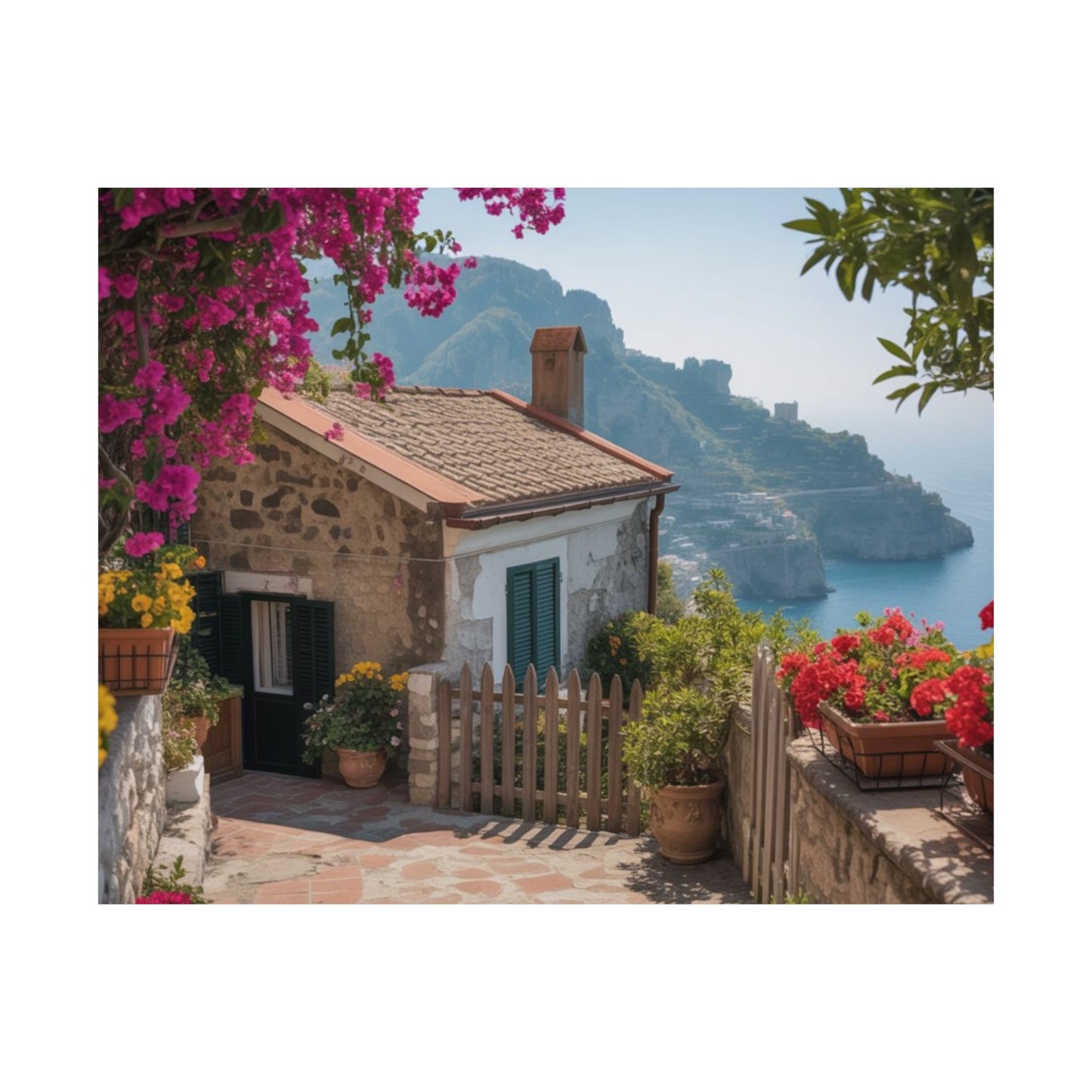 Ocean Amalfi Coast Poster