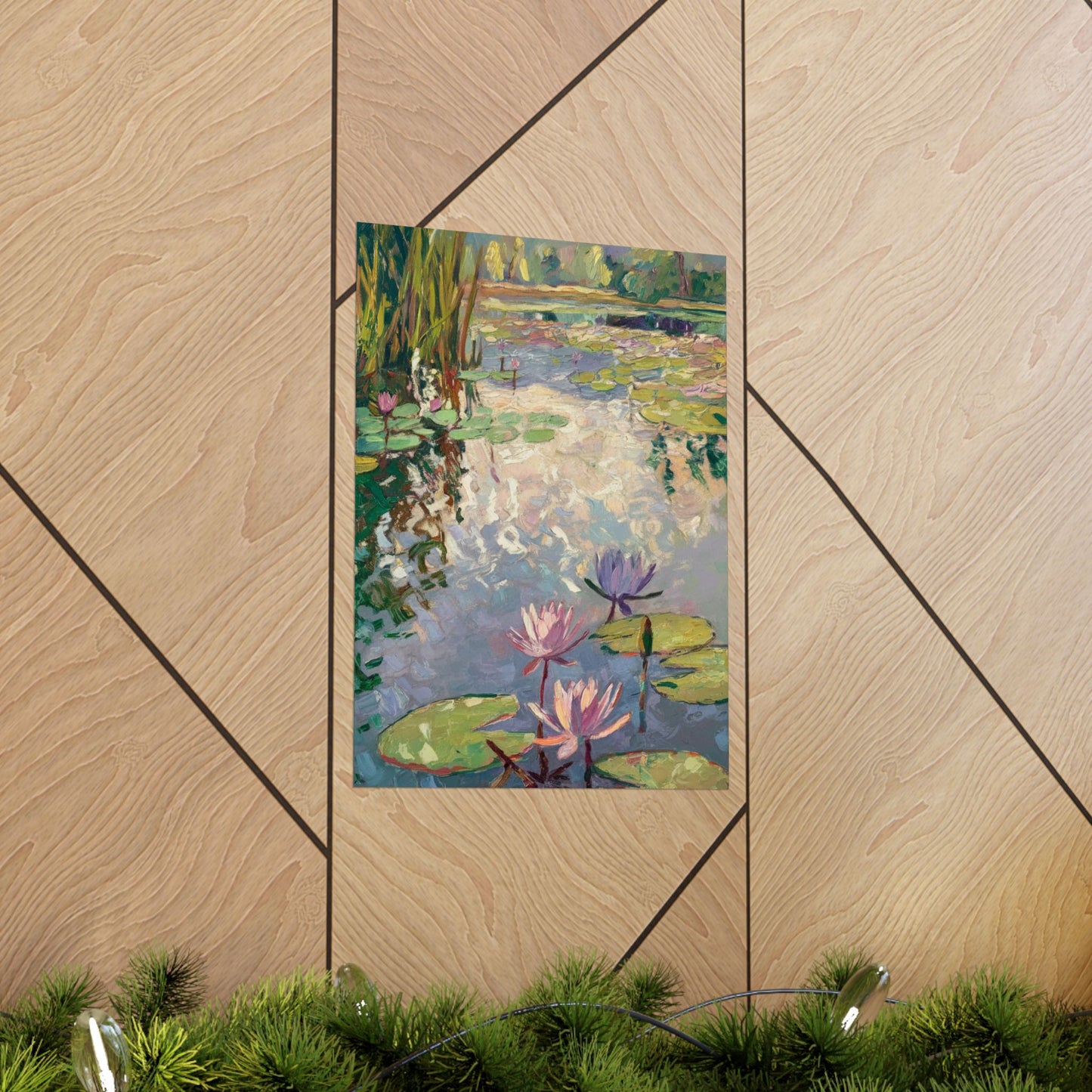 Lámina floral, decoración botánica para pared, elegante detalle para el hogar, inspiración natural, regalo para ella, decoración para amantes del arte, impresionismo