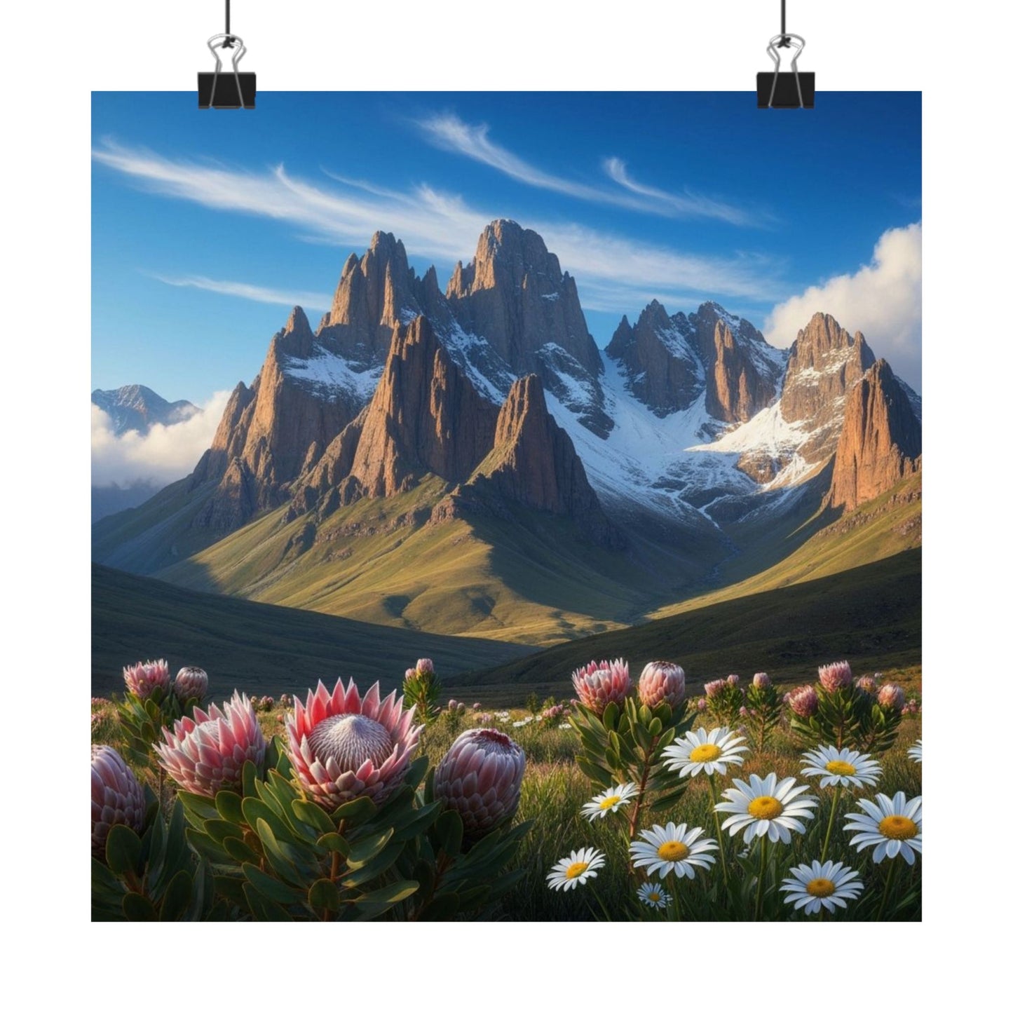 Pósteres mate inspirados en la naturaleza | Arte mural escénico, decoración de paisajes, decoración para el hogar y la oficina, regalo para amantes de la naturaleza, láminas de montañas