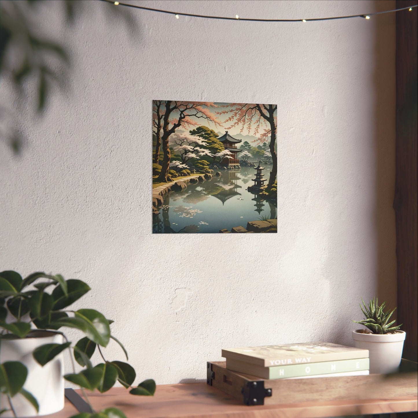 Digital download Poster Serene Japanese Garden