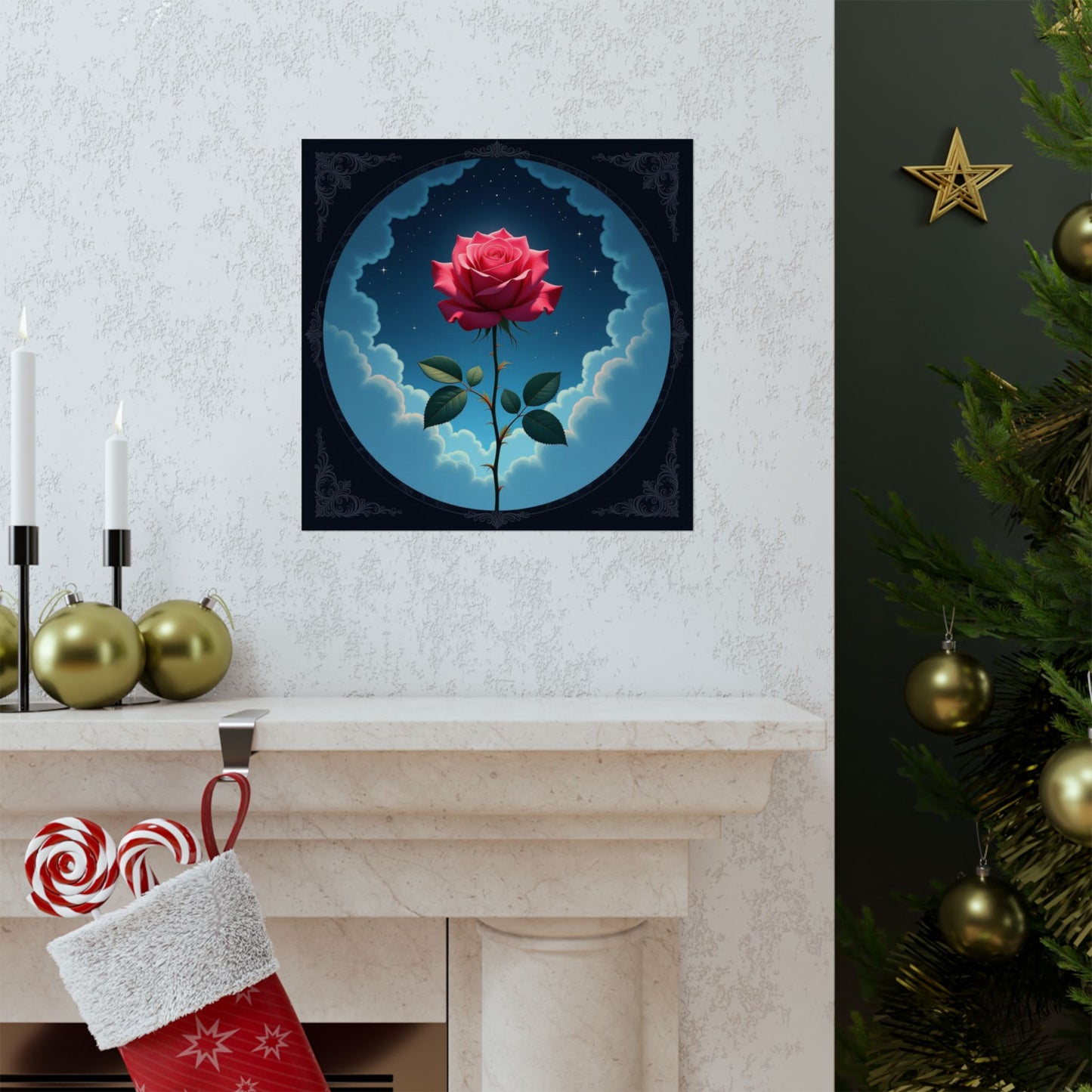 Rose Art Poster Print - Poster