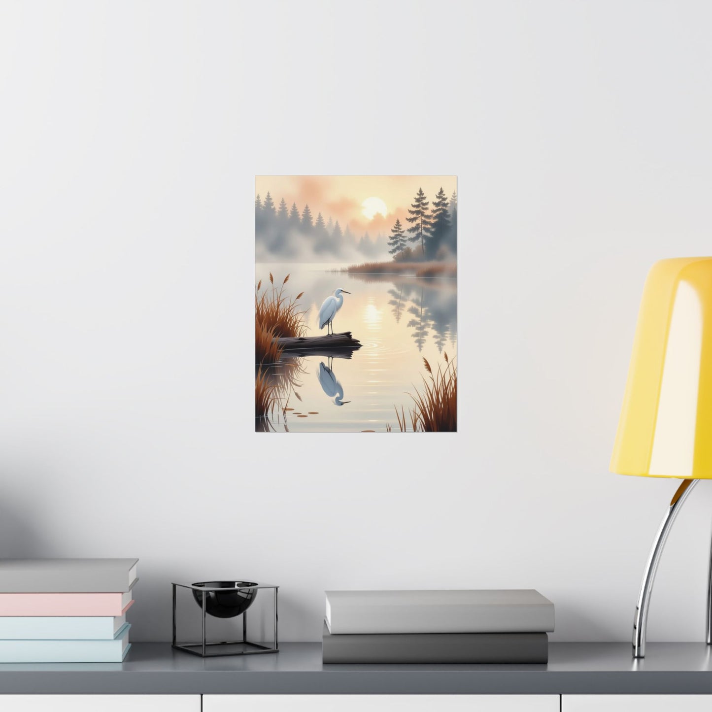 Vertical Posters - Nature-Inspired Tranquil Landscape Art Wall Decor