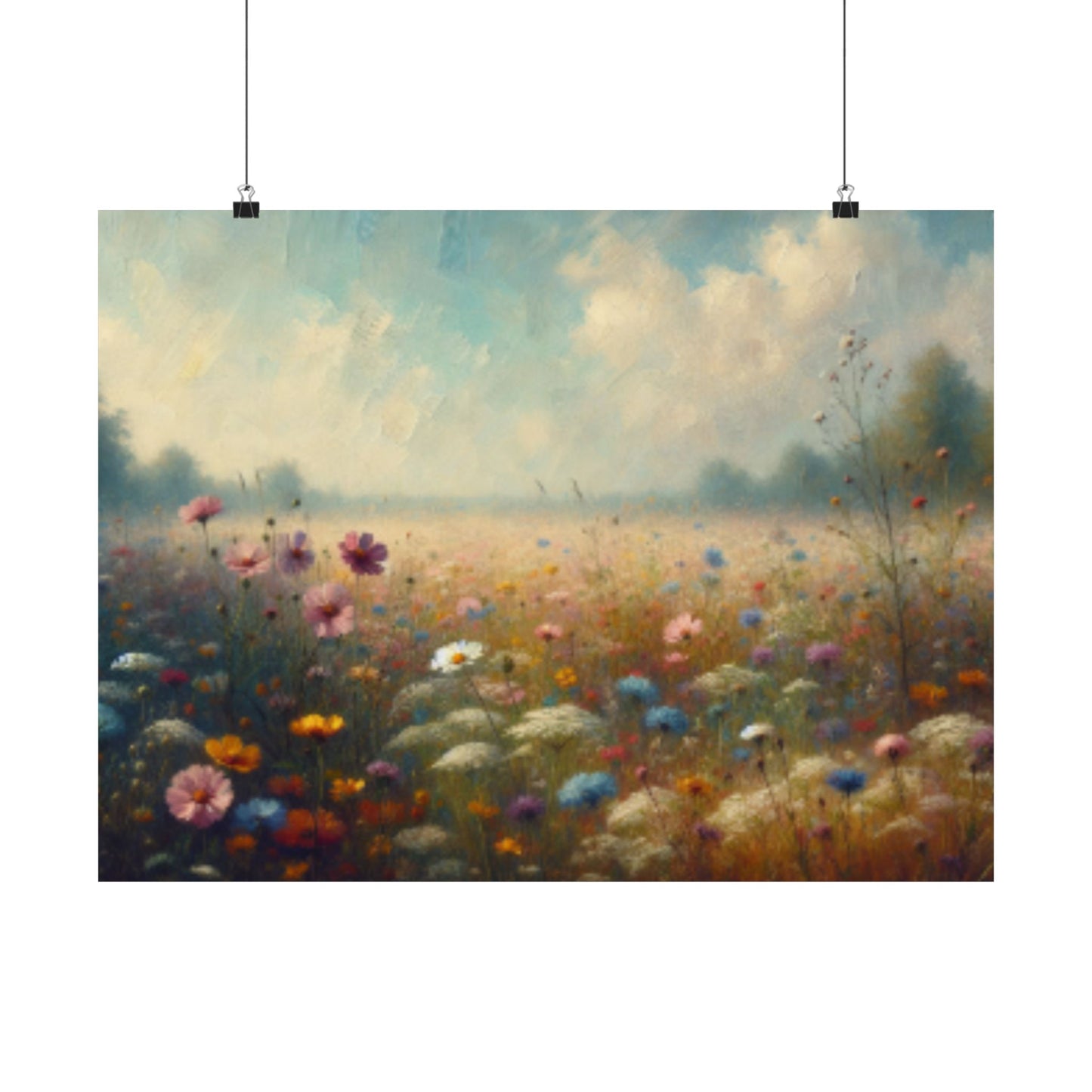 Serene Floral Matte Posters, Wall Art Decor, Nature Prints, Home Aesthetic, Gift for Her, Boho Decoration