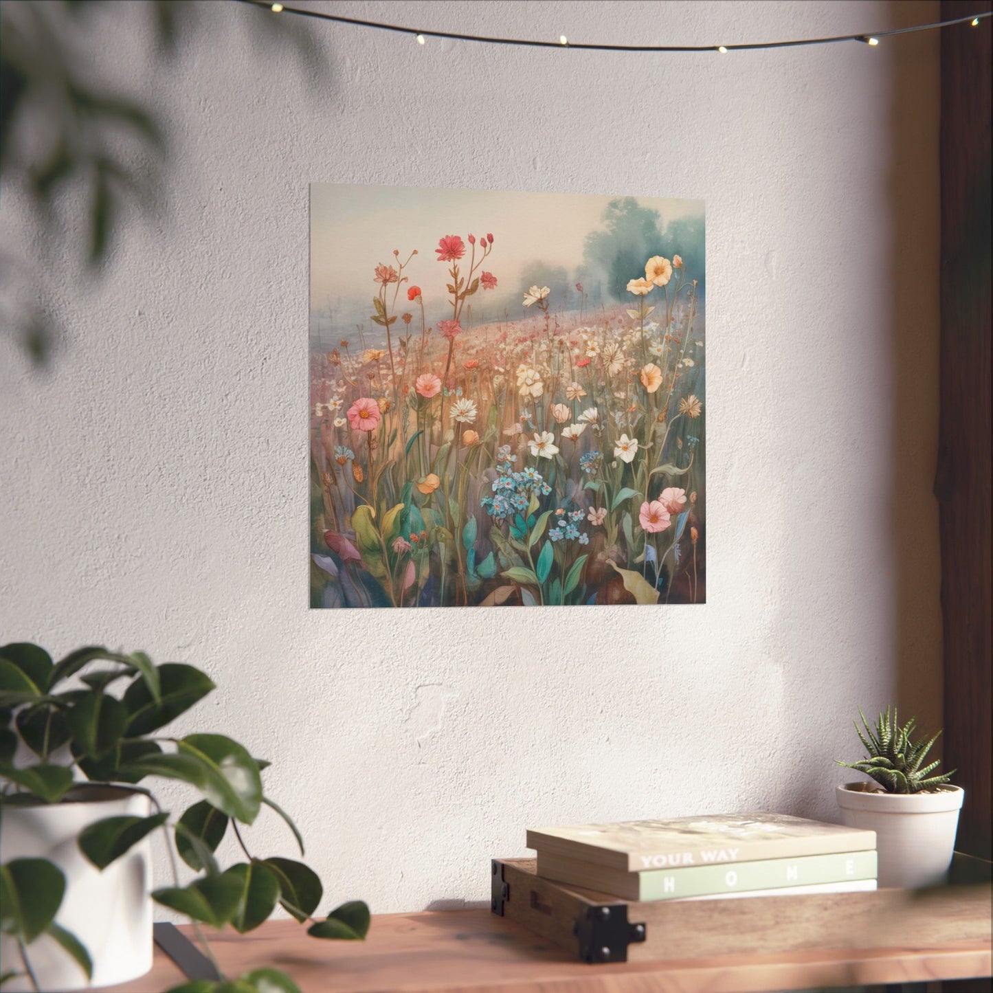 Pósteres con impresiones artísticas florales, decoración de pared mate, decoración bohemia, arte de pared floral, regalo para amantes de las flores, decoración inspirada en la naturaleza.