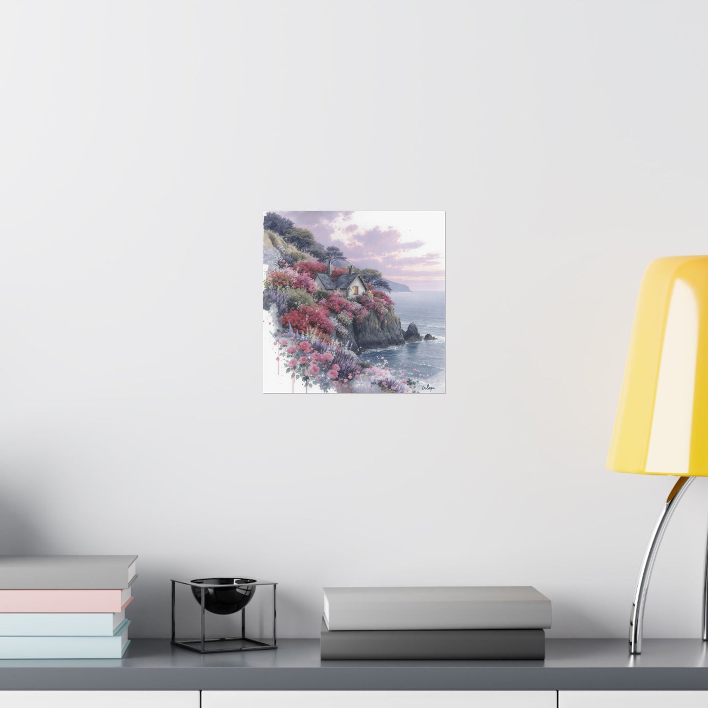 Digital download Coastal House Matte Poster
