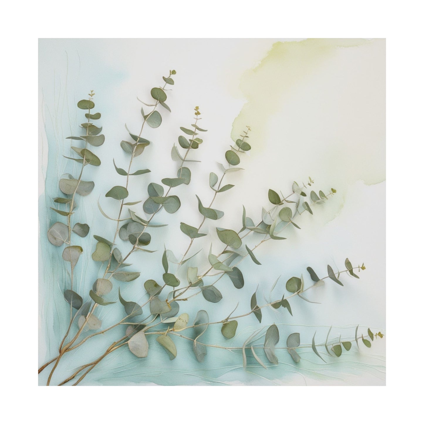 Affiches mates d'eucalyptus, art mural élégant, décoration intérieure, impressions inspirées de la nature, cadeaux pour les amoureux des plantes, décoration botanique