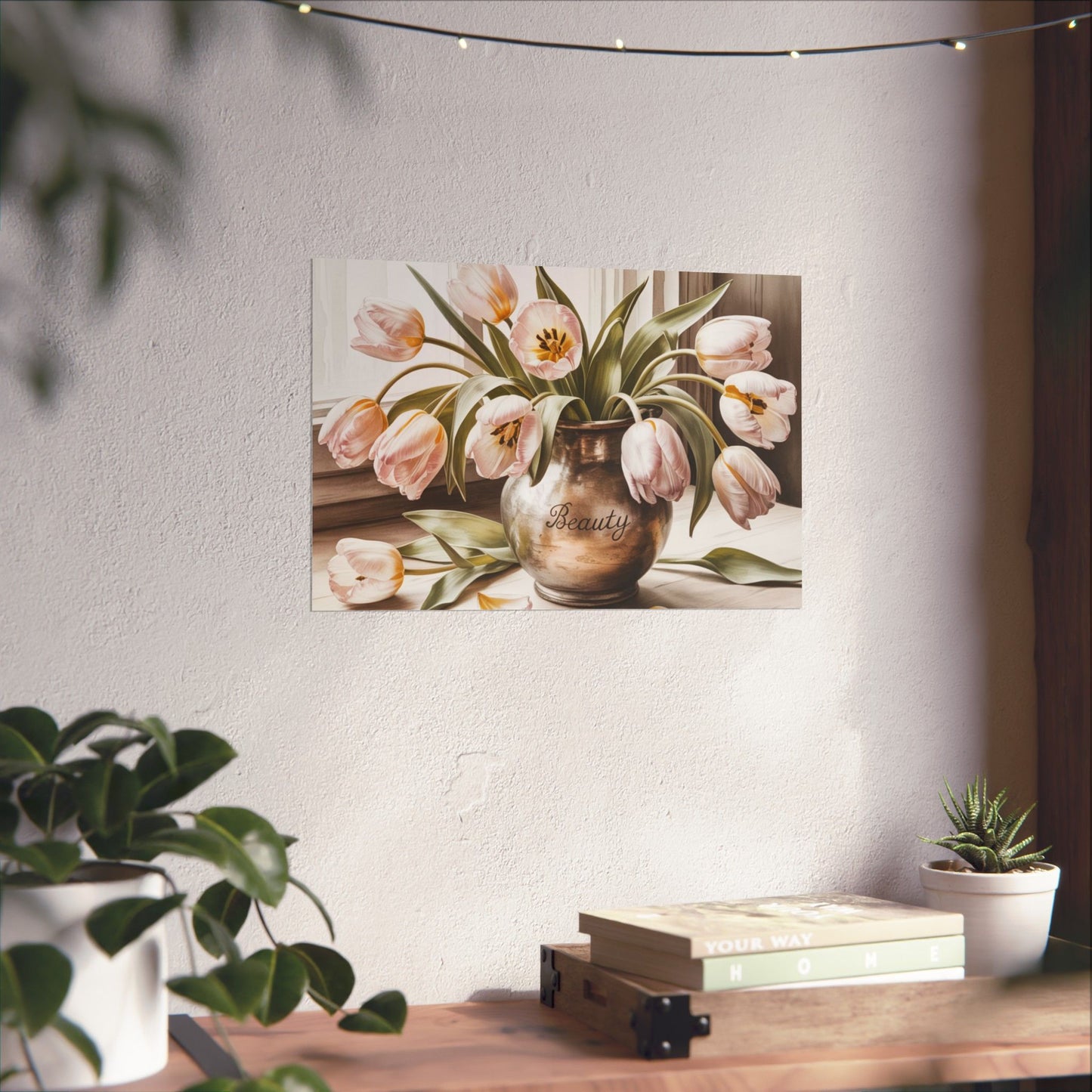 Digital download antique Tulips Poster