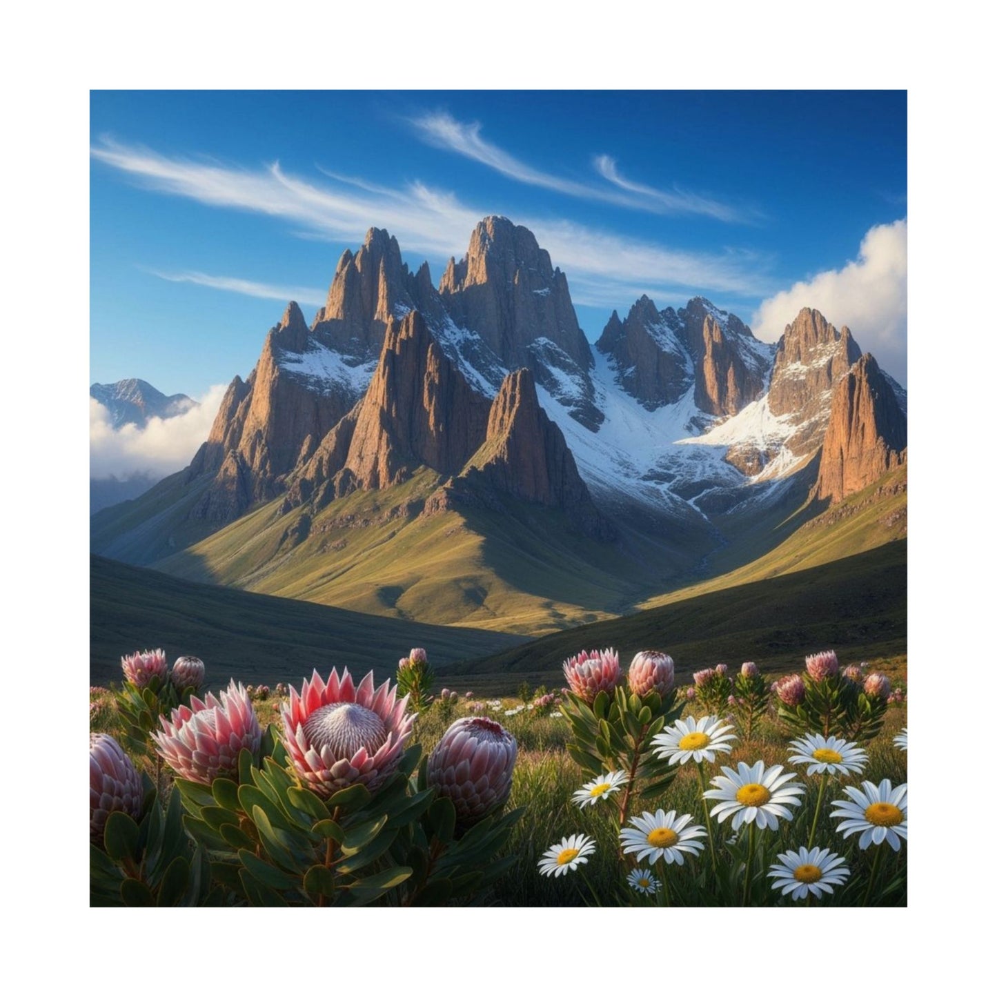 Pósteres mate inspirados en la naturaleza | Arte mural escénico, decoración de paisajes, decoración para el hogar y la oficina, regalo para amantes de la naturaleza, láminas de montañas