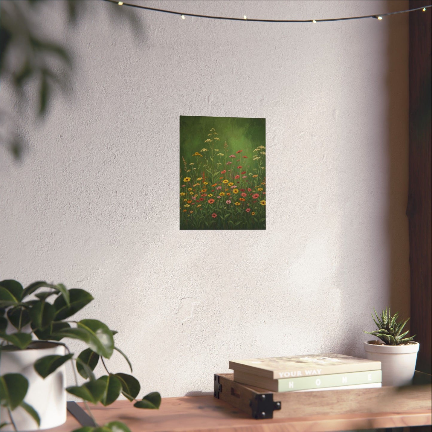 Vintage Wildflowers Poster