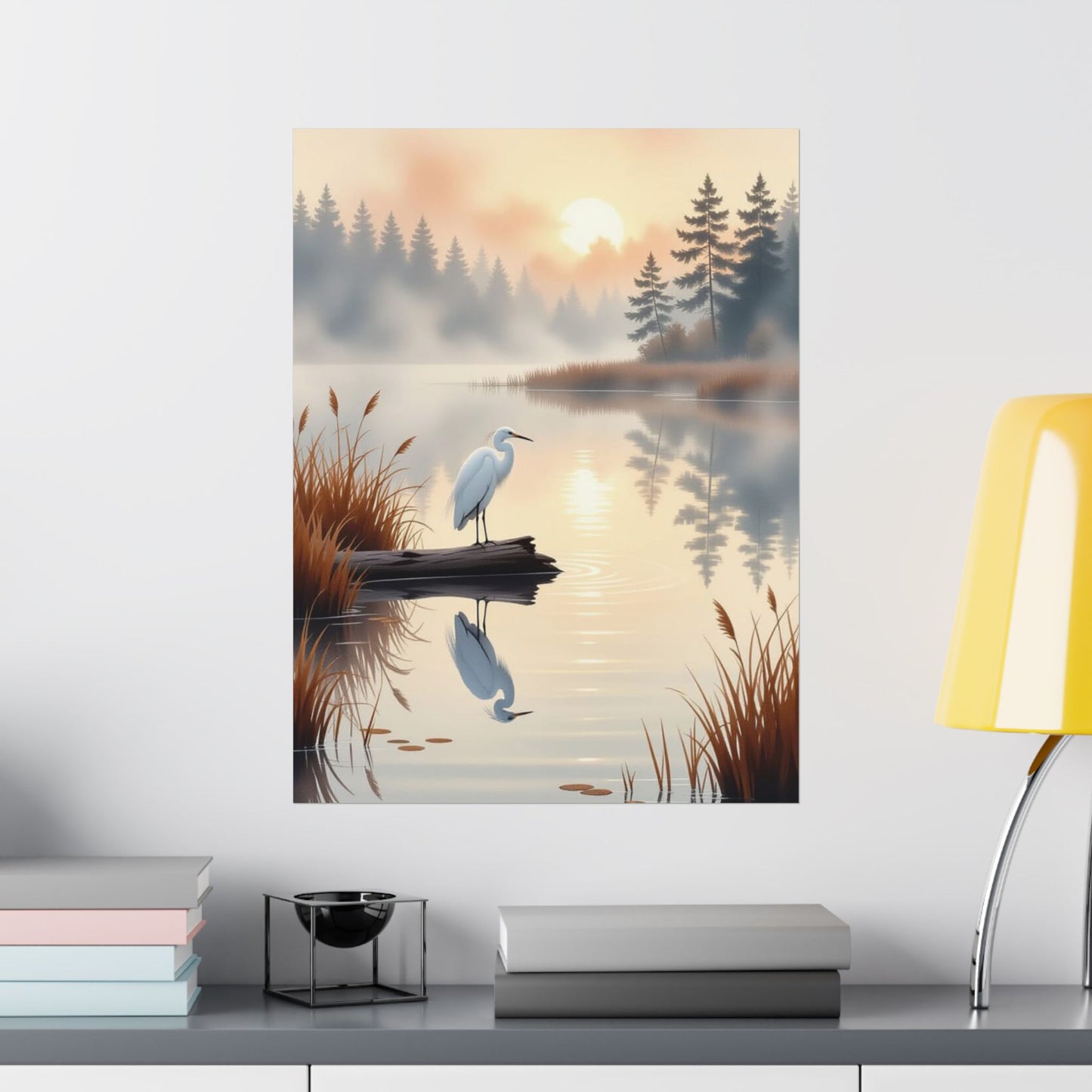 Vertical Posters - Nature-Inspired Tranquil Landscape Art Wall Decor