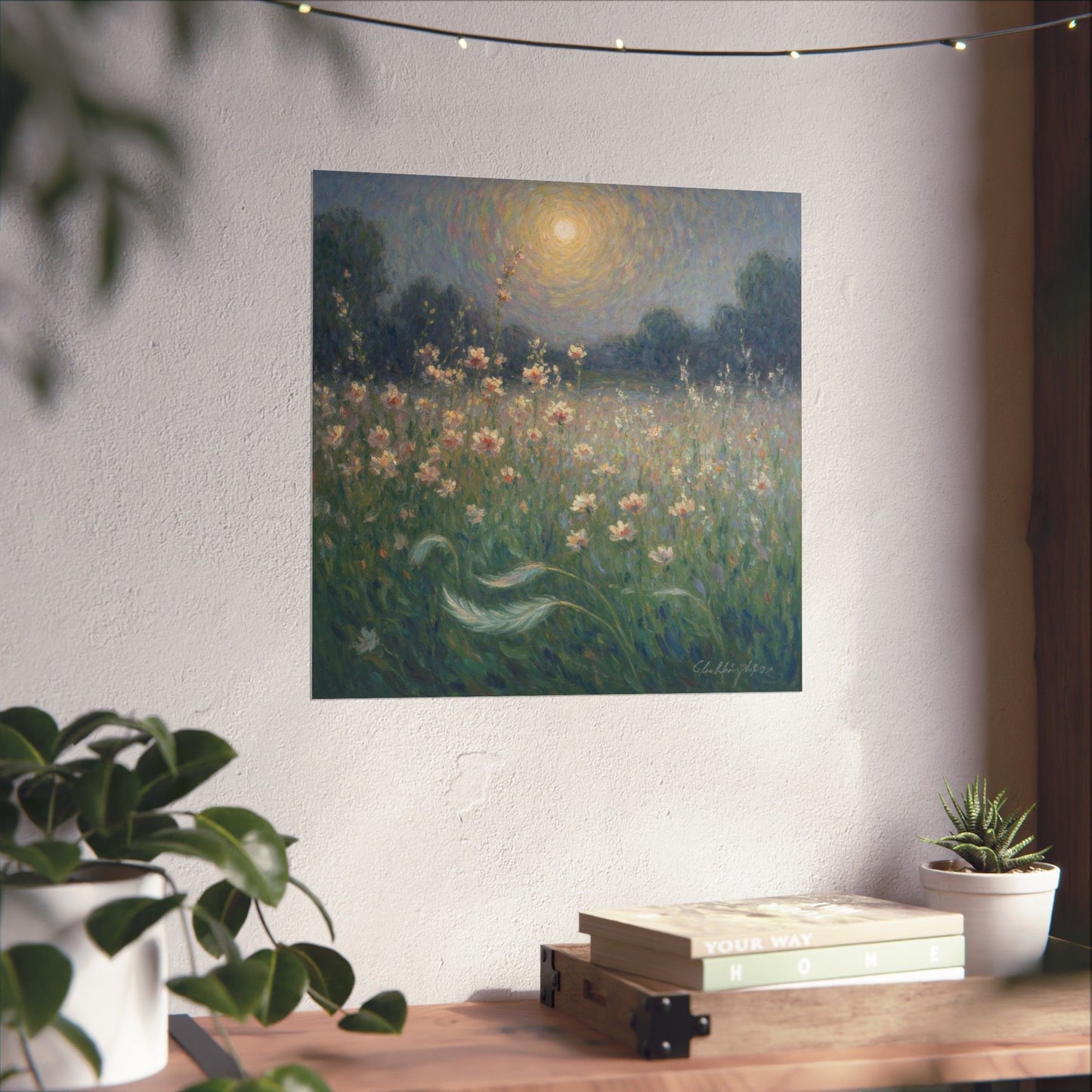 Digital download Impressionism Wildflowers Poster