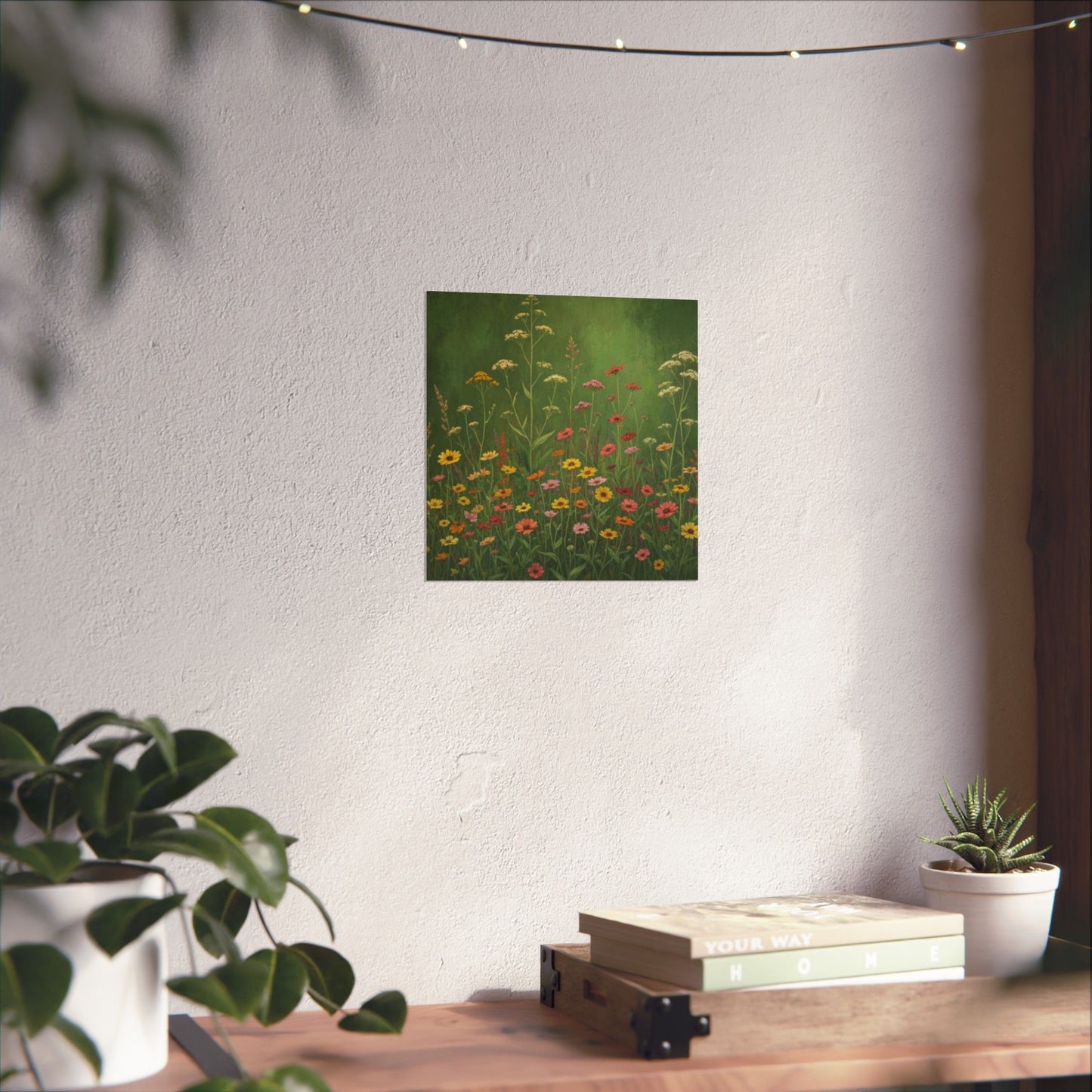 Vintage Wildflowers Poster