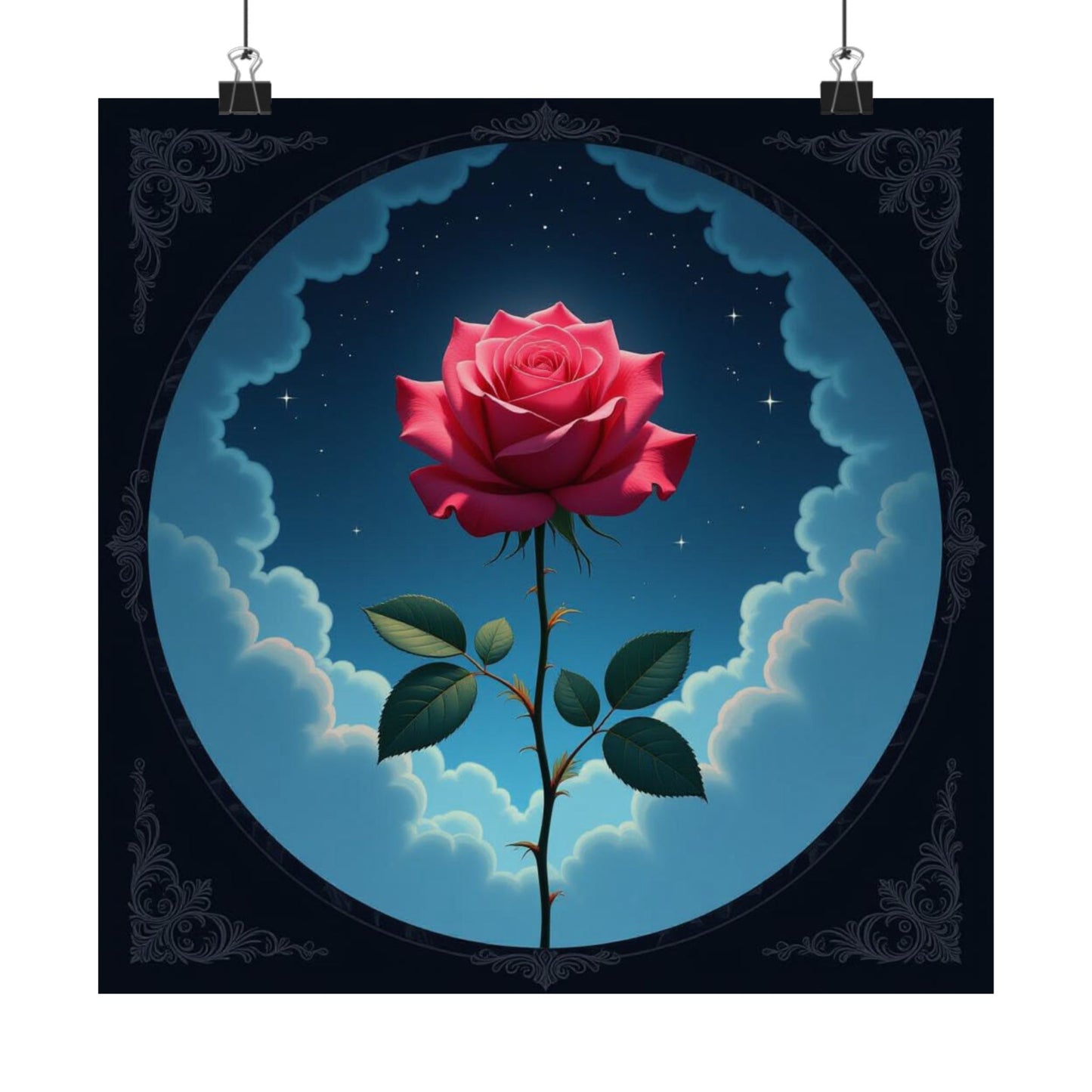 Rose Art Poster Print - Poster