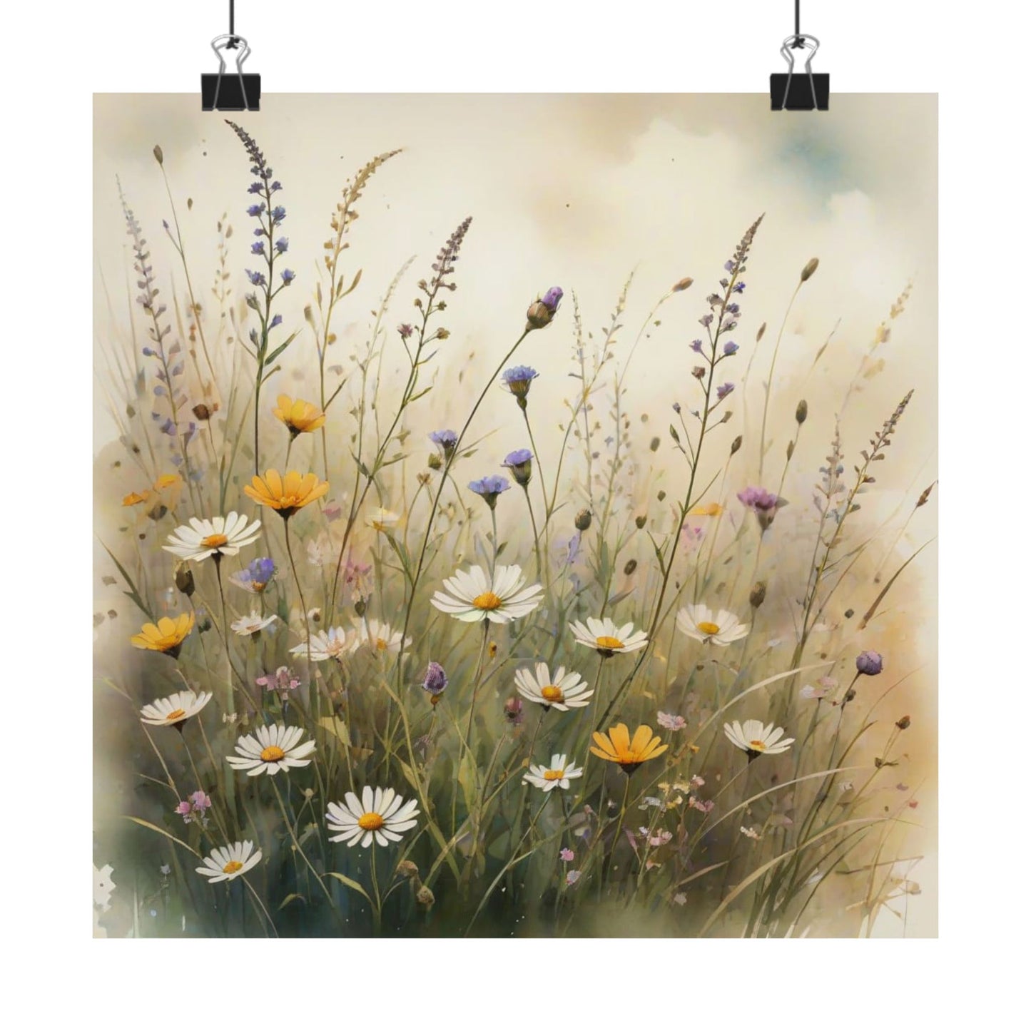 Descarga digital: Póster de naturaleza serena, arte mural floral, decoración de olivar, impresión botánica, estética del hogar, decoración de sala de estar.