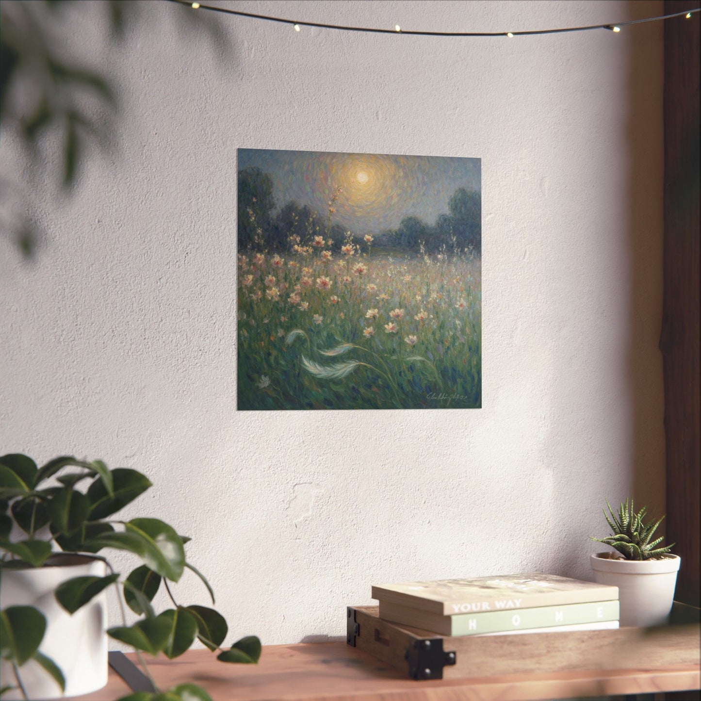 Digital download Impressionism Wildflowers Poster