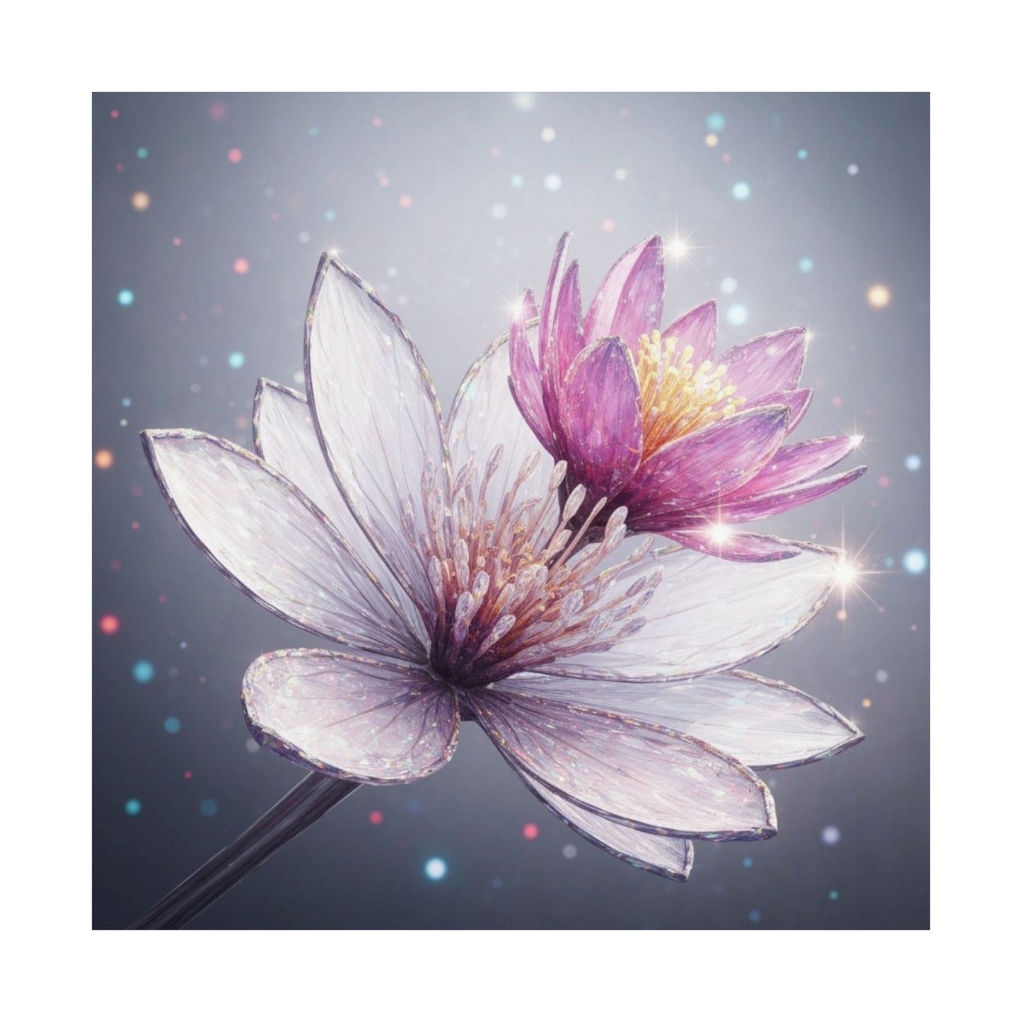 Poster - Ethereal Flowers Design