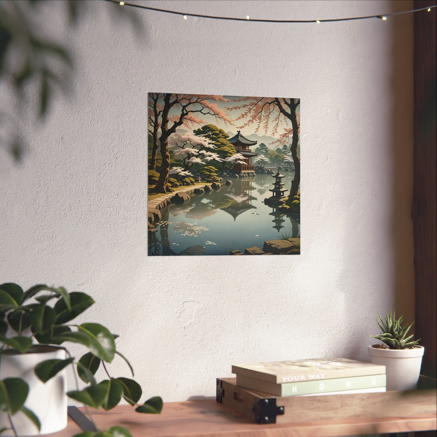 Digital download Poster Serene Japanese Garden