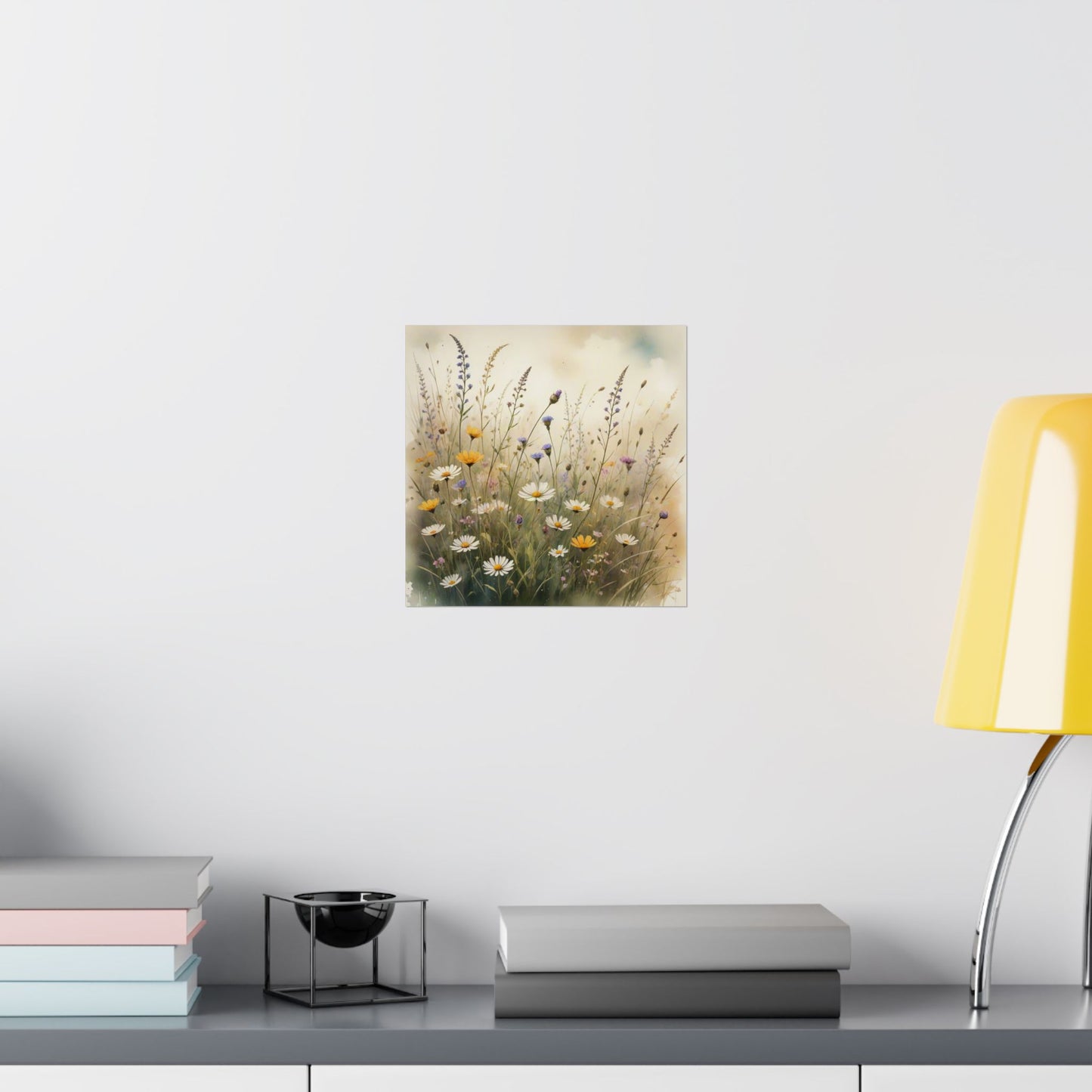 Descarga digital: Póster de naturaleza serena, arte mural floral, decoración de olivar, impresión botánica, estética del hogar, decoración de sala de estar.