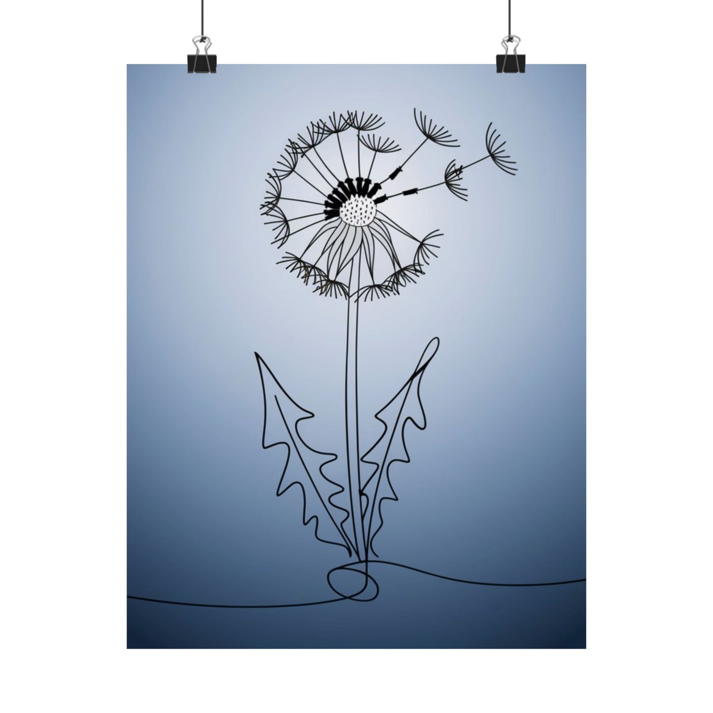 Vertical Poster Dandelion