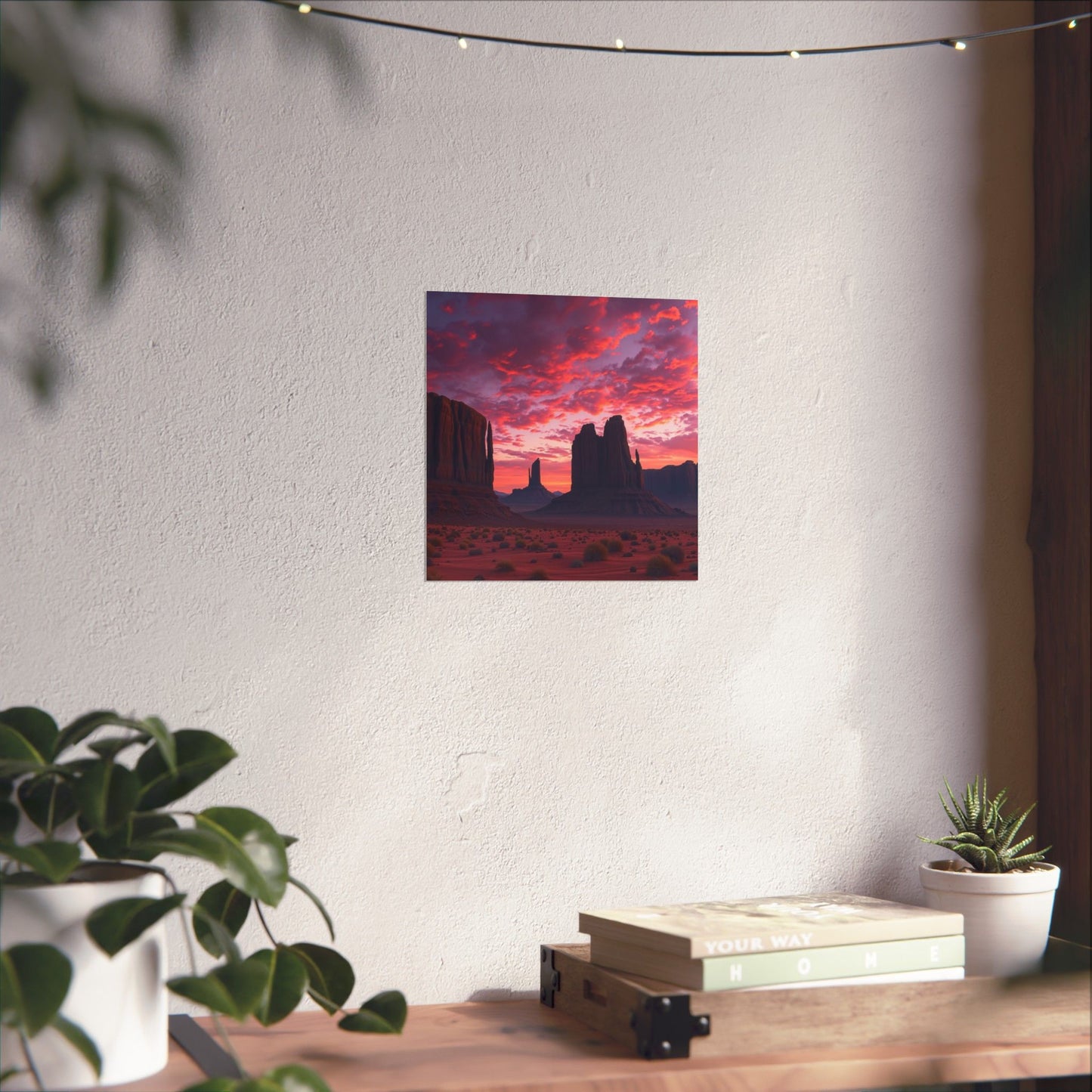 Digital download Sunset Desert Poster