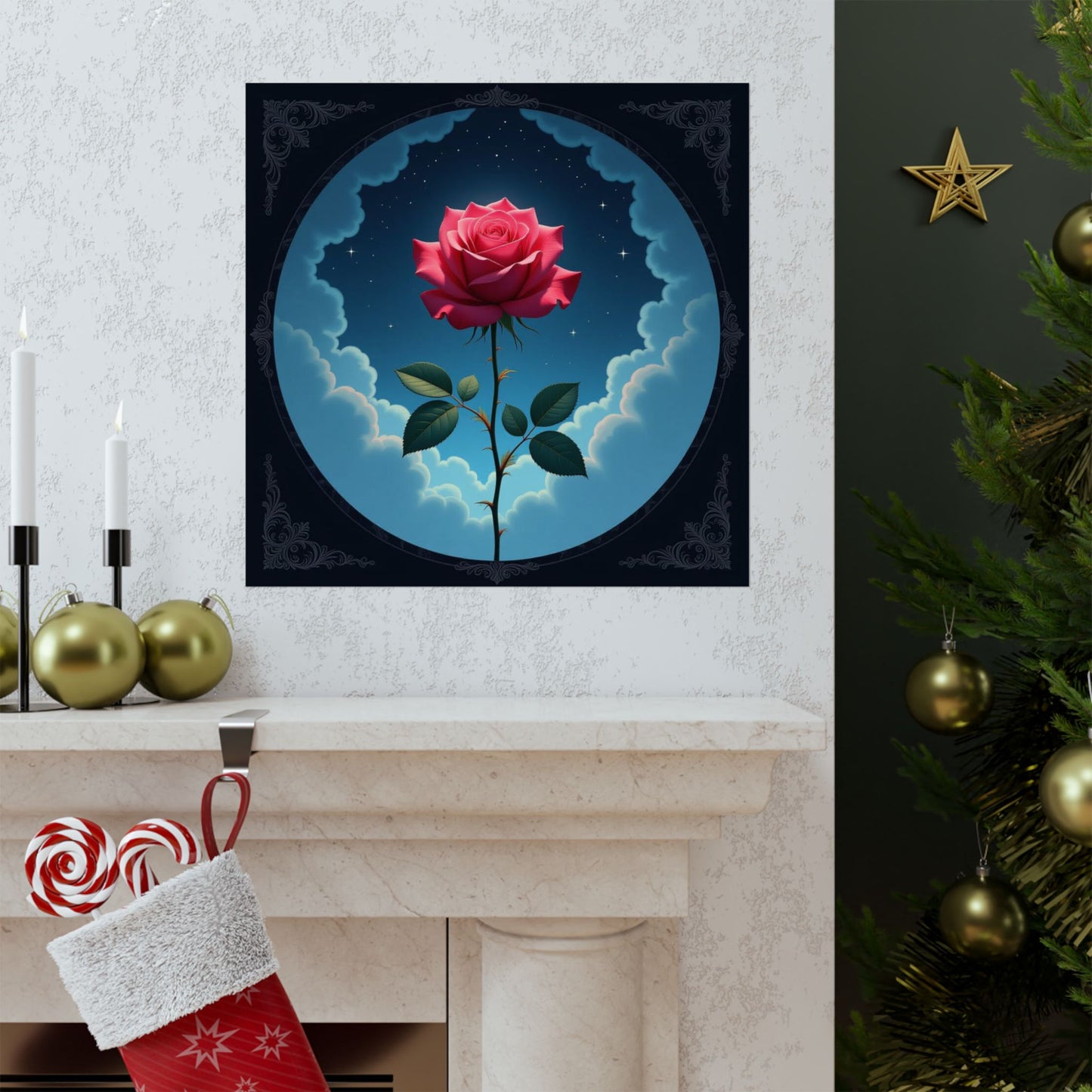 Rose Art Poster Print - Poster