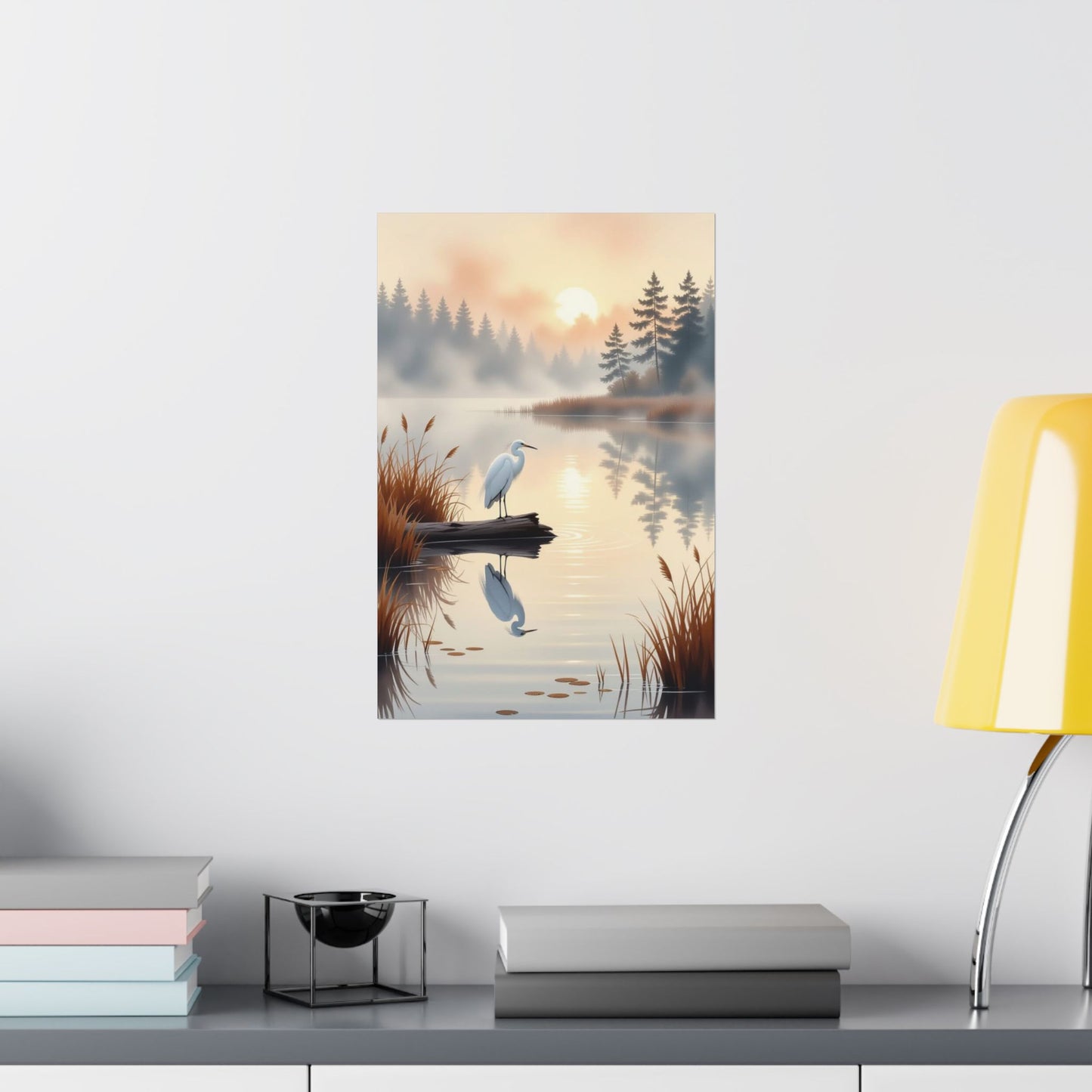 Vertical Posters - Nature-Inspired Tranquil Landscape Art Wall Decor