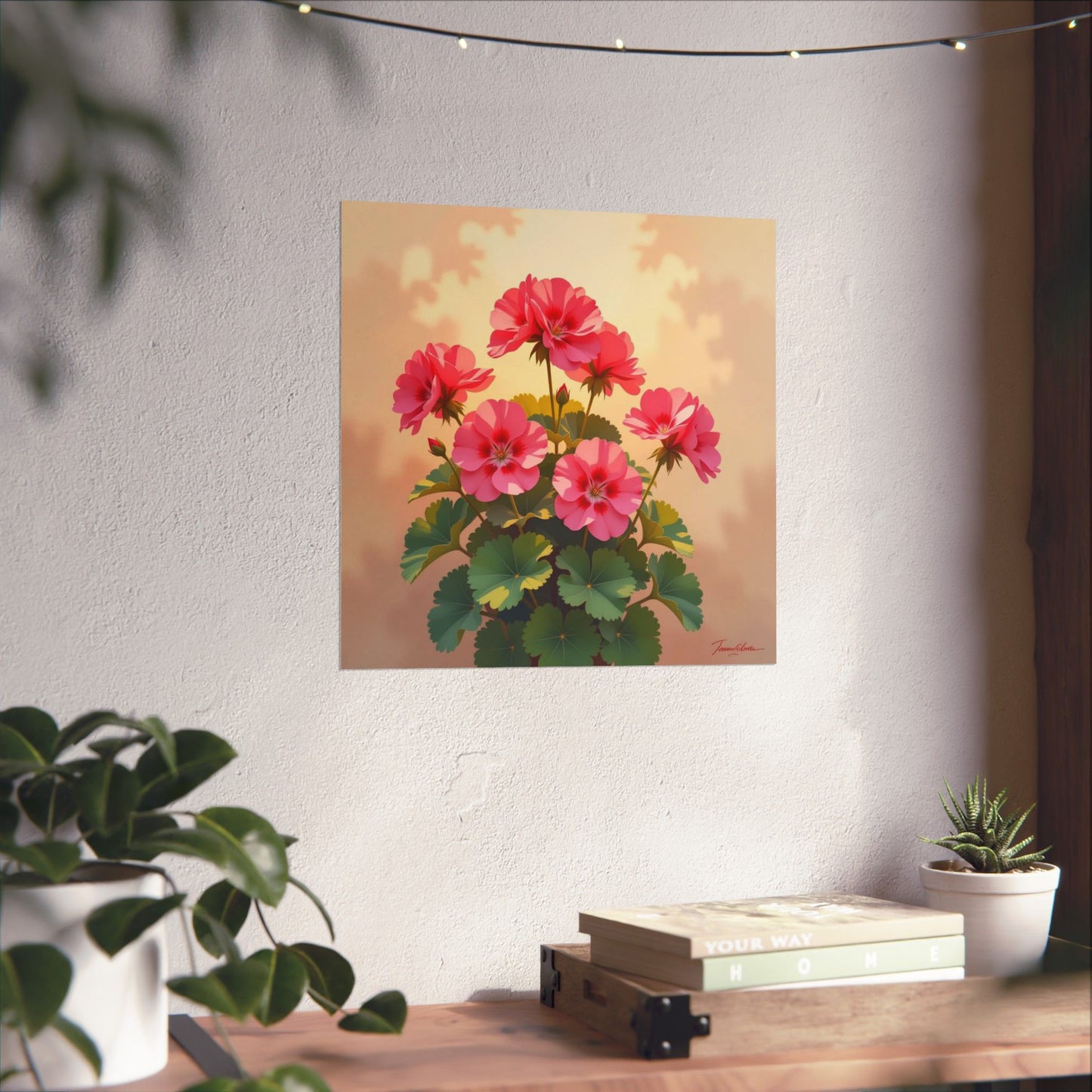 Digital download Poster - Geraniums