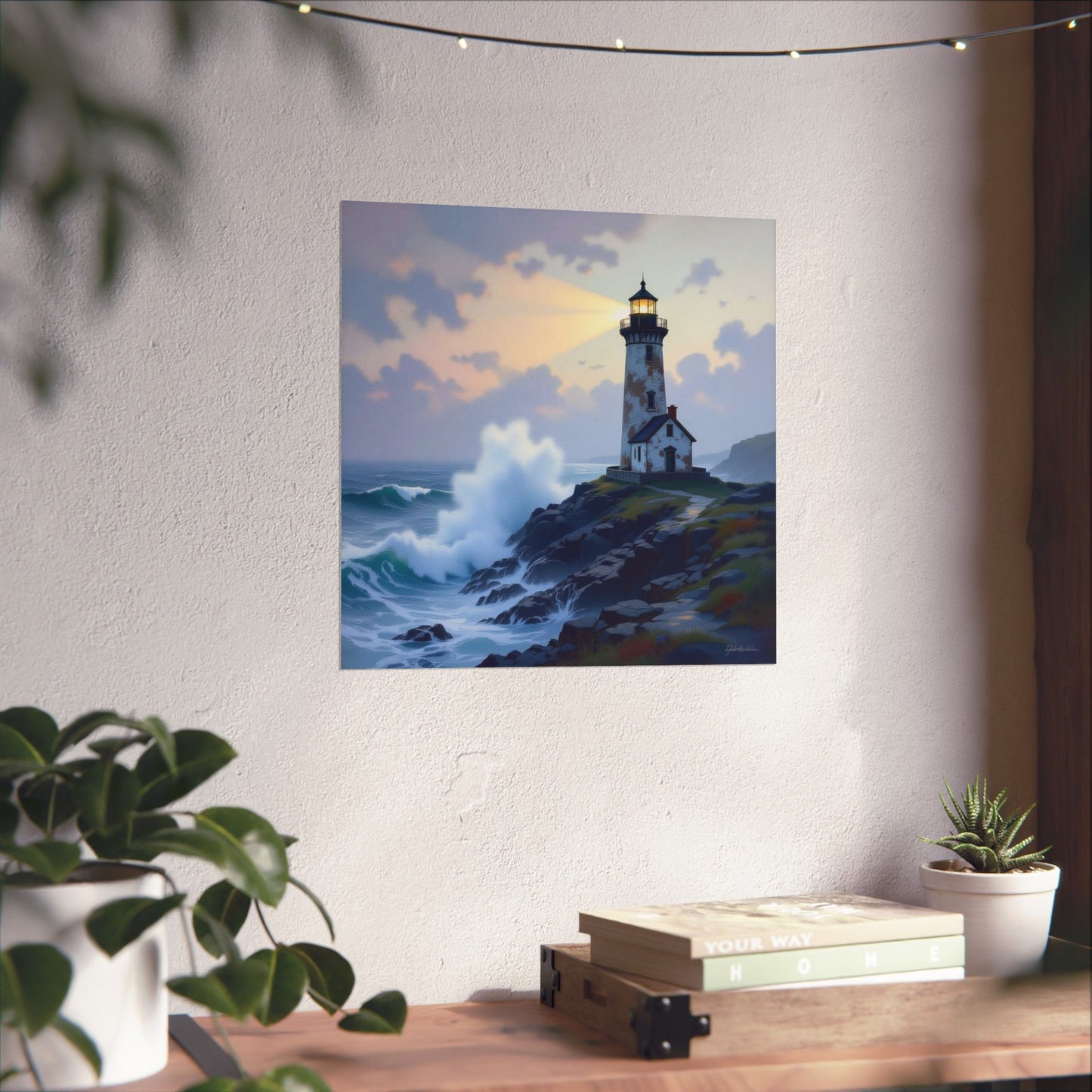Digital download Coastal Lighthouse Poster