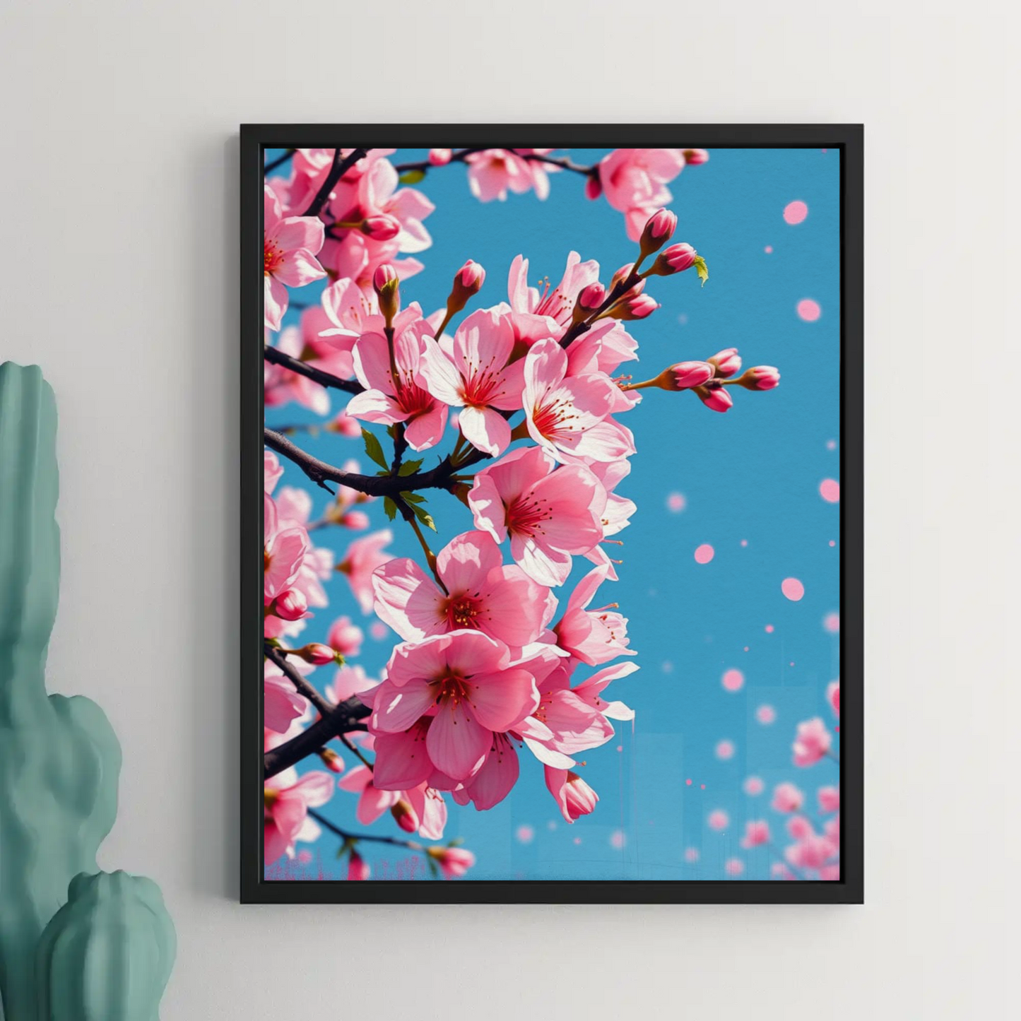 Affiches mates Fleurs de cerisier - Magnifique art mural floral, décoration printanière, cadeau pour elle, esthétique de la maison, amoureux de la nature