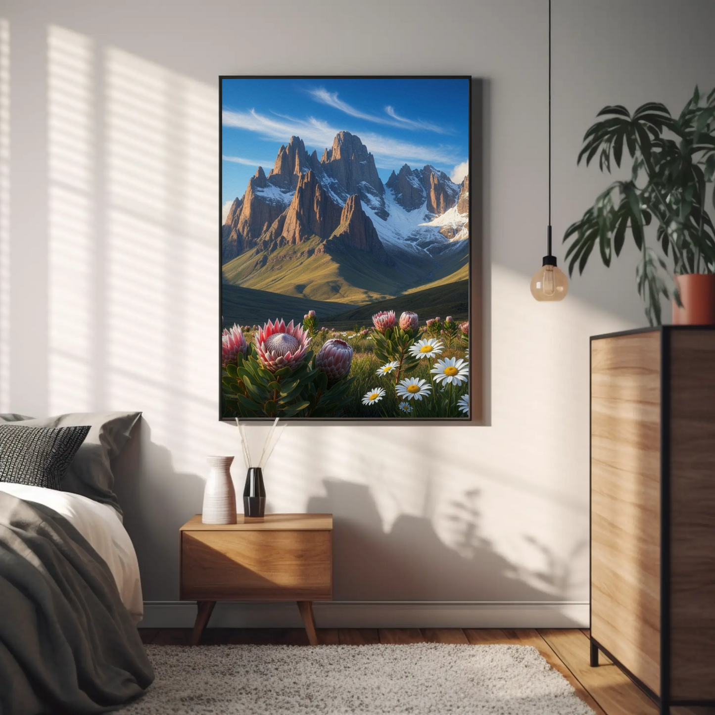 Pósteres mate inspirados en la naturaleza | Arte mural escénico, decoración de paisajes, decoración para el hogar y la oficina, regalo para amantes de la naturaleza, láminas de montañas