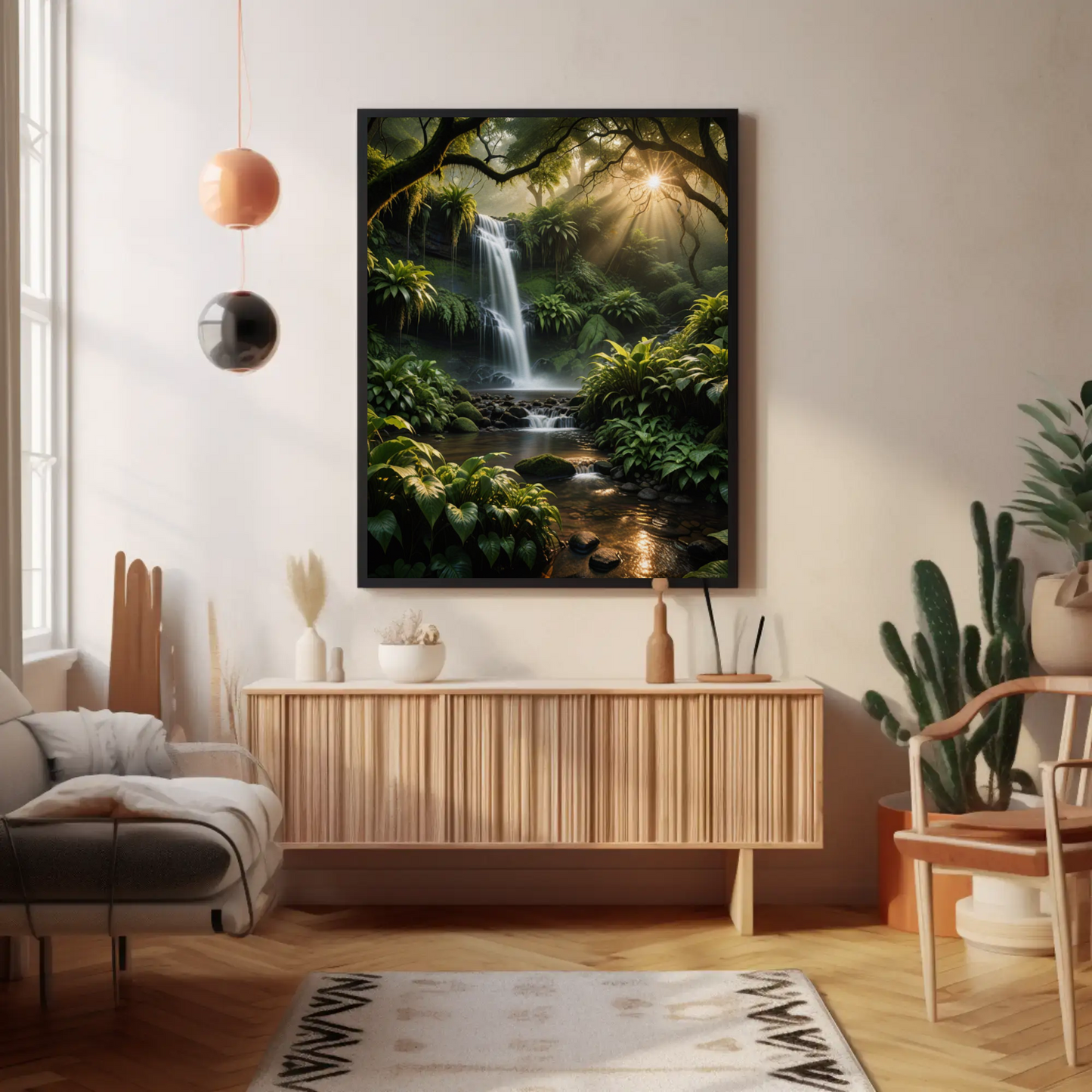 Pósteres verticales mate inspirados en la naturaleza, decoración del hogar, arte mural, paisaje forestal, regalo para amantes de la naturaleza, estética natural