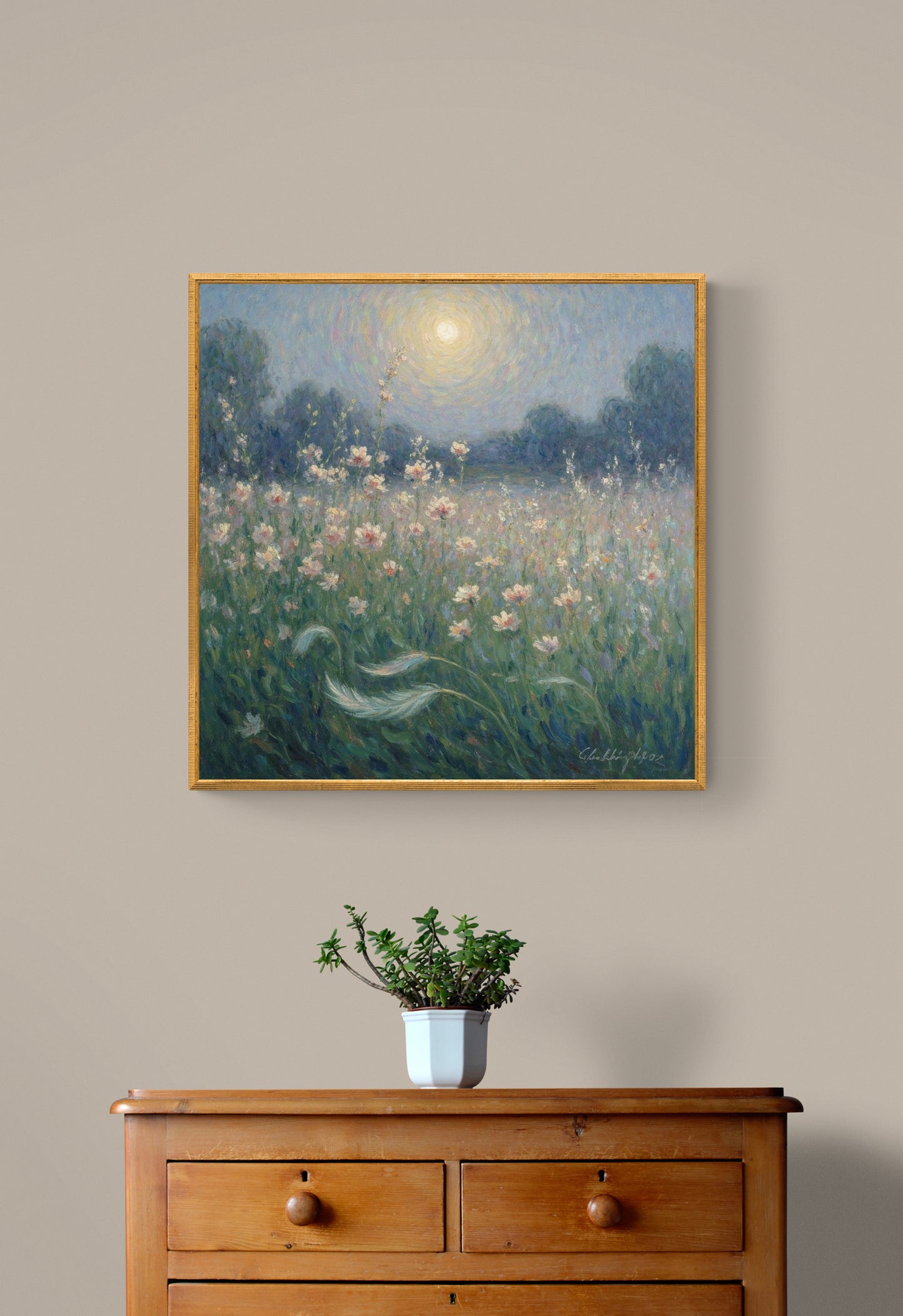 Digital download Impressionism Wildflowers Poster