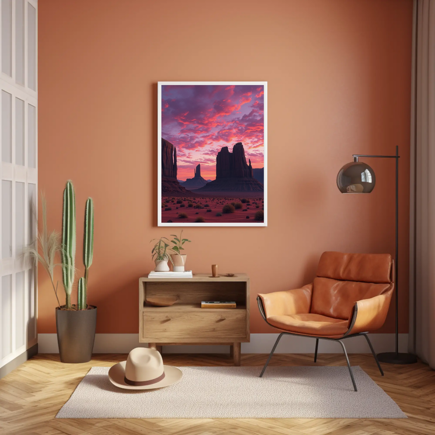 Digital download Sunset Desert Poster
