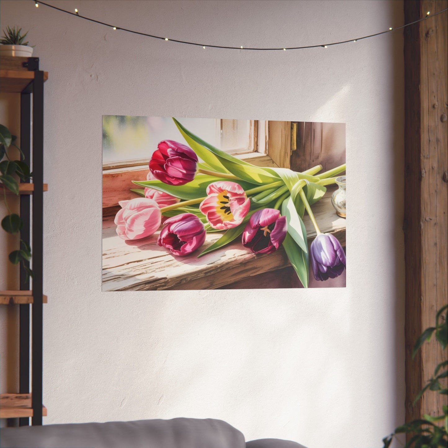 Digital download Antique Tulips Poster