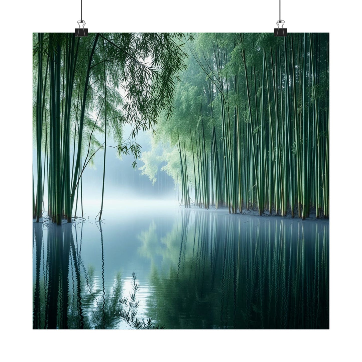Láminas de arte mural de bambú sereno, decoración natural para el hogar, espacio de meditación, sala zen, póster ecológico, regalo para amantes del yoga.