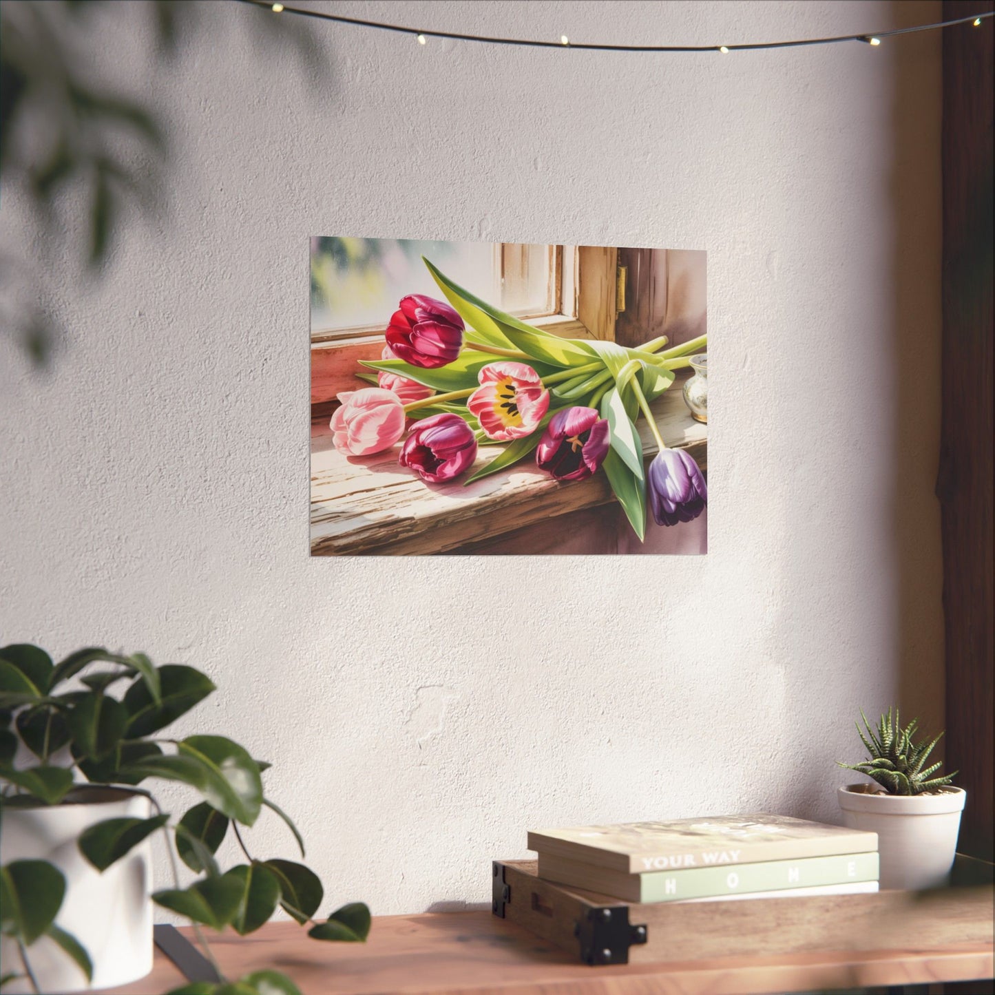 Digital download Antique Tulips Poster