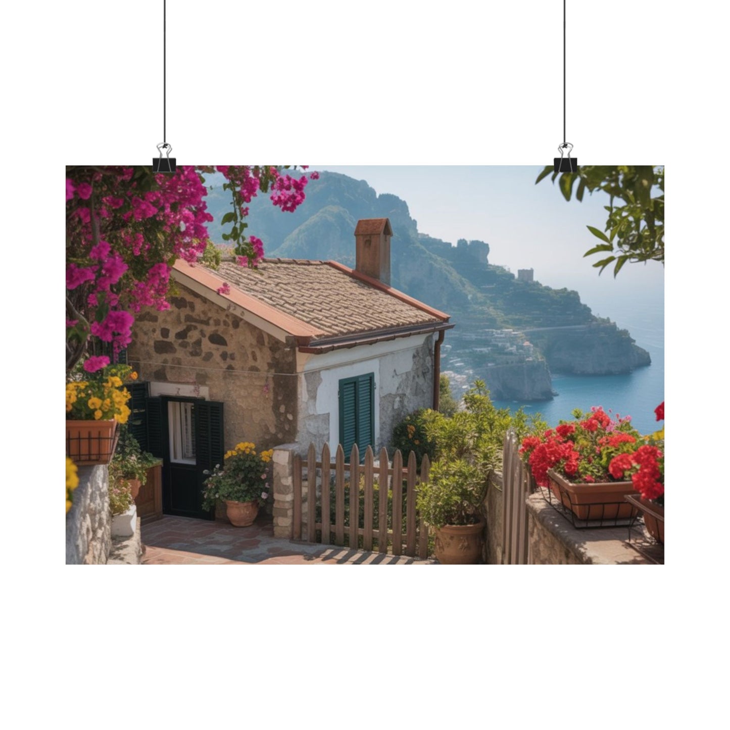 Ocean Amalfi Coast Poster