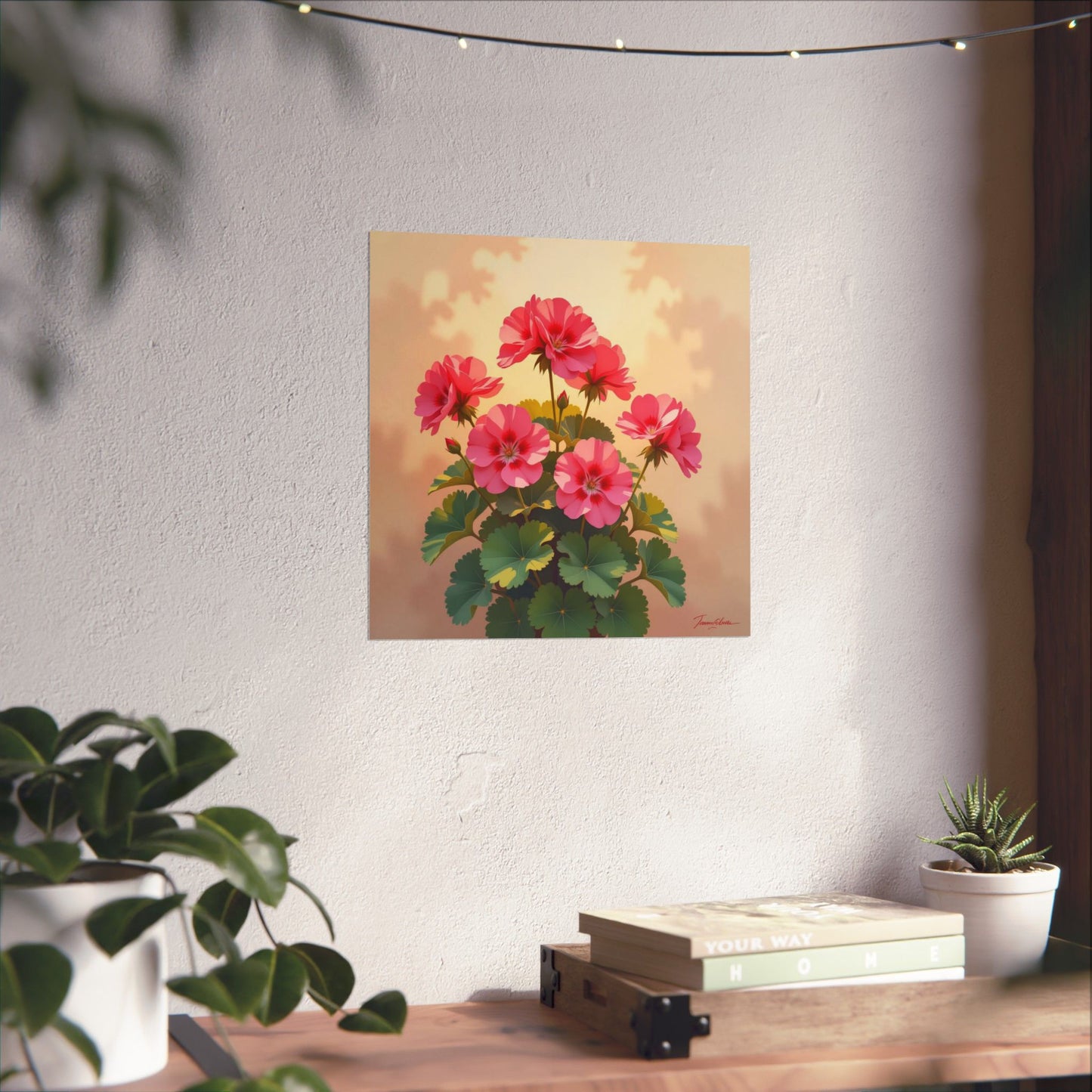 Digital download Poster - Geraniums