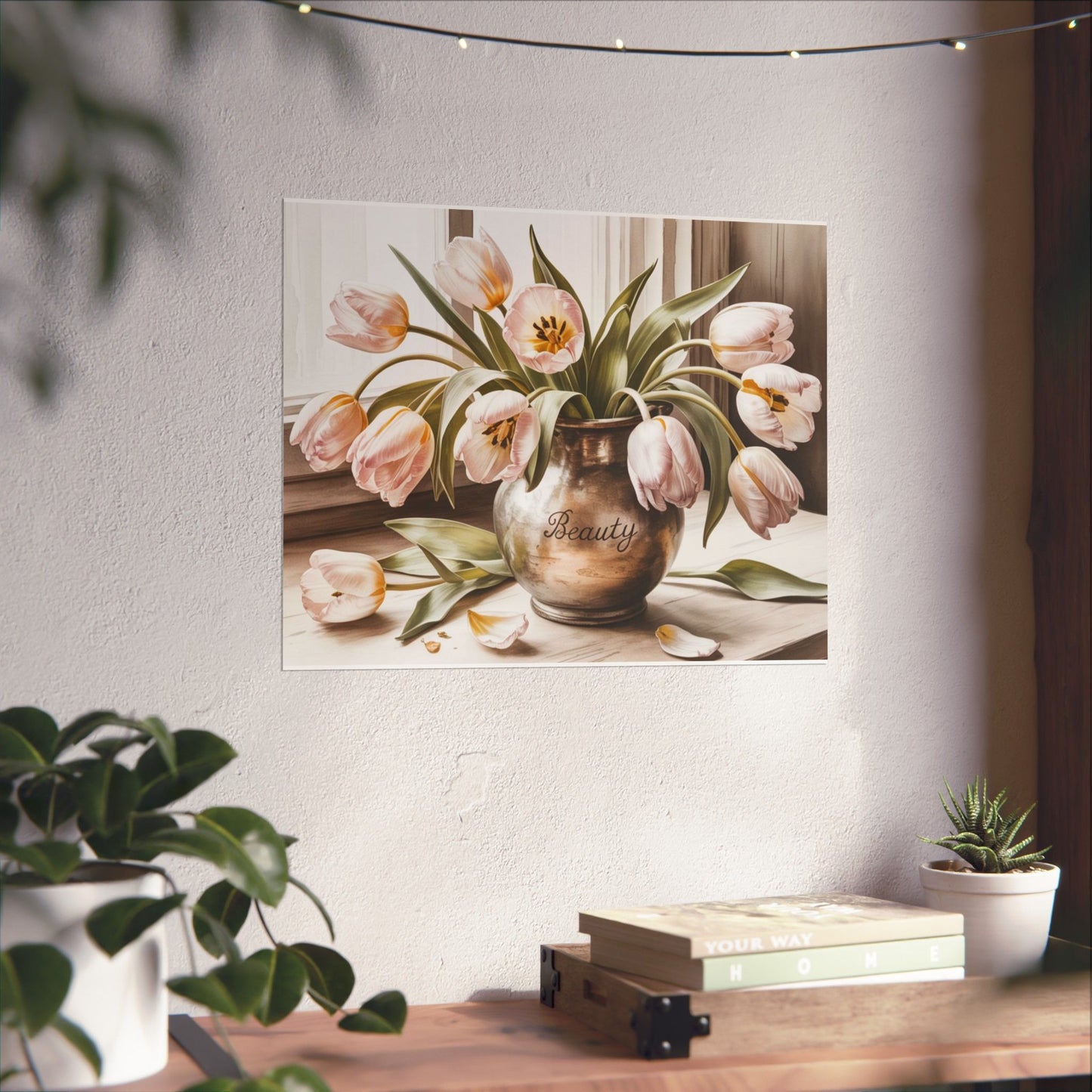 Digital download antique Tulips Poster