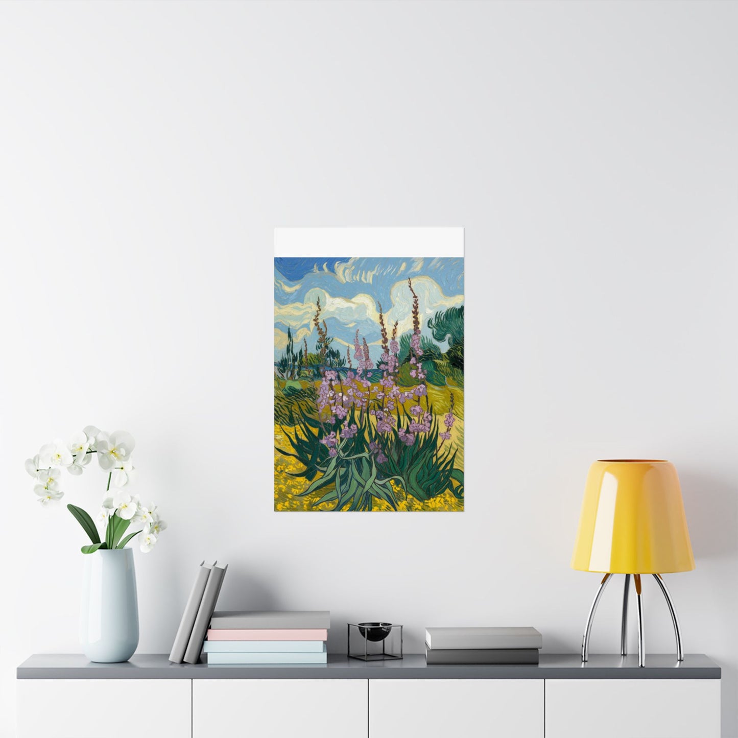 Impression d'art floral, décoration murale botanique, décoration d'intérieur élégante, inspiration nature, cadeau pour elle, décoration pour amateurs d'art, impressionnisme