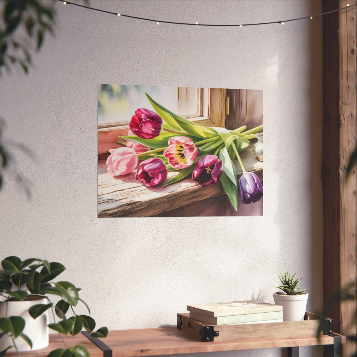 Digital download Antique Tulips Poster