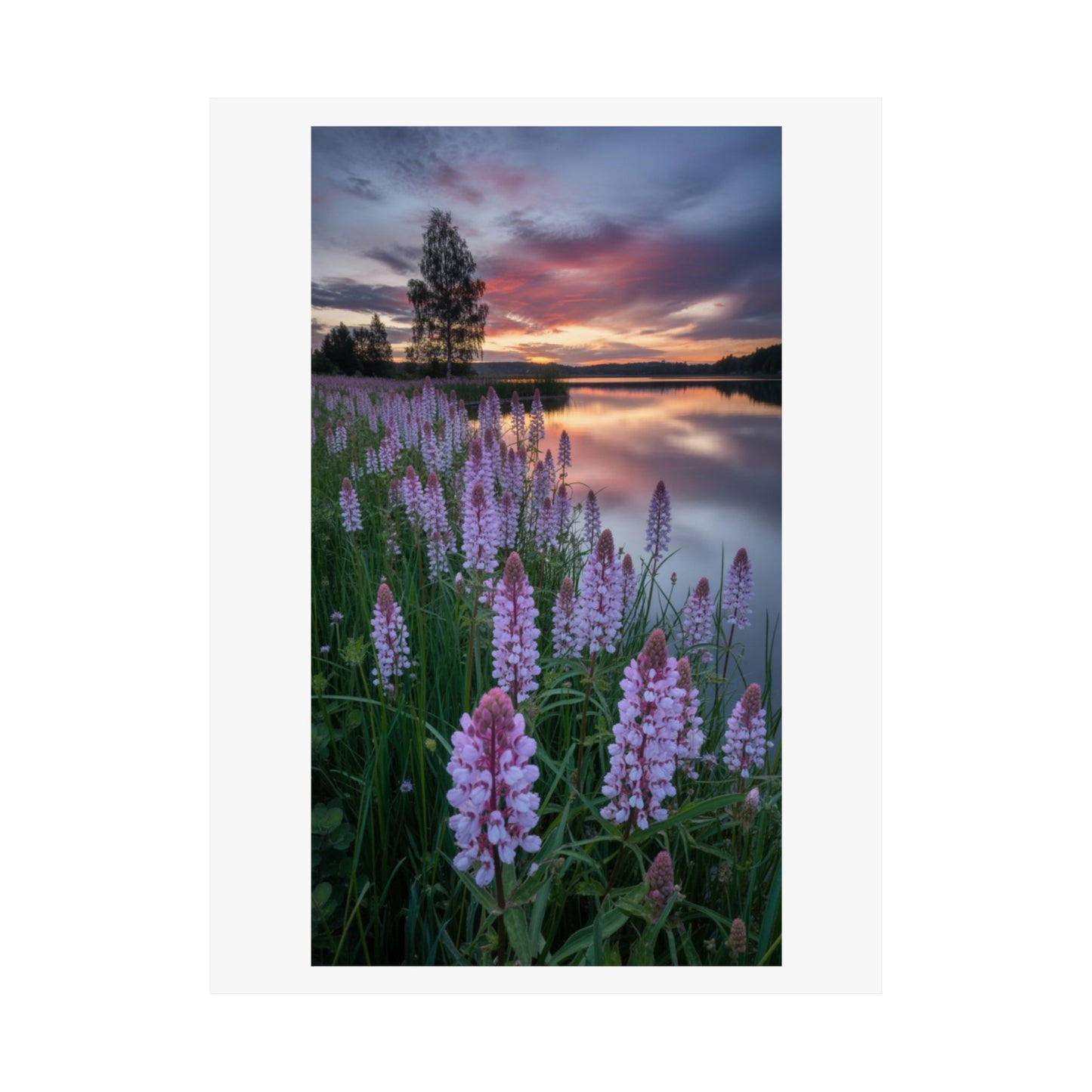 Digital download Vertical Poster - Landscape at Dawn