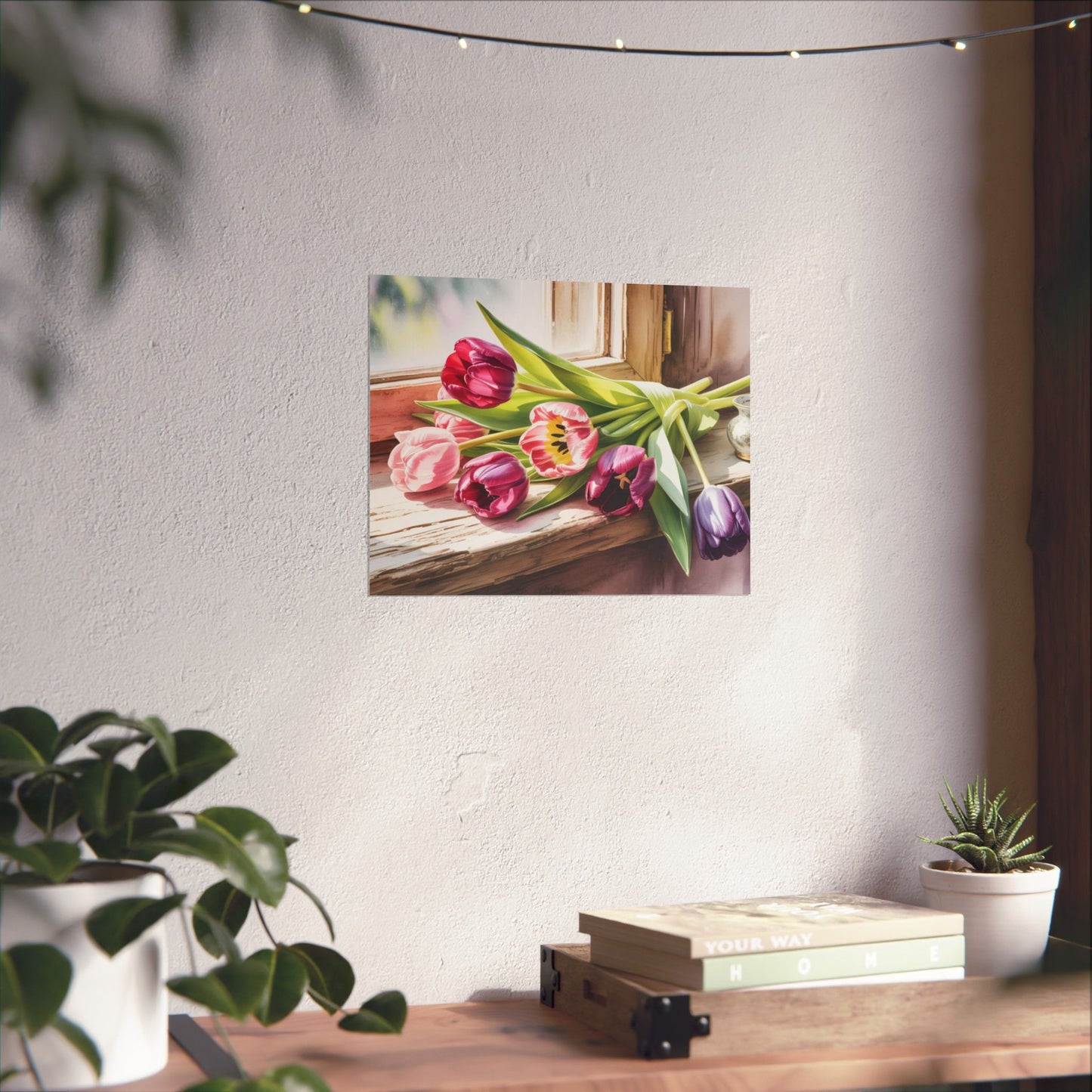 Digital download Antique Tulips Poster