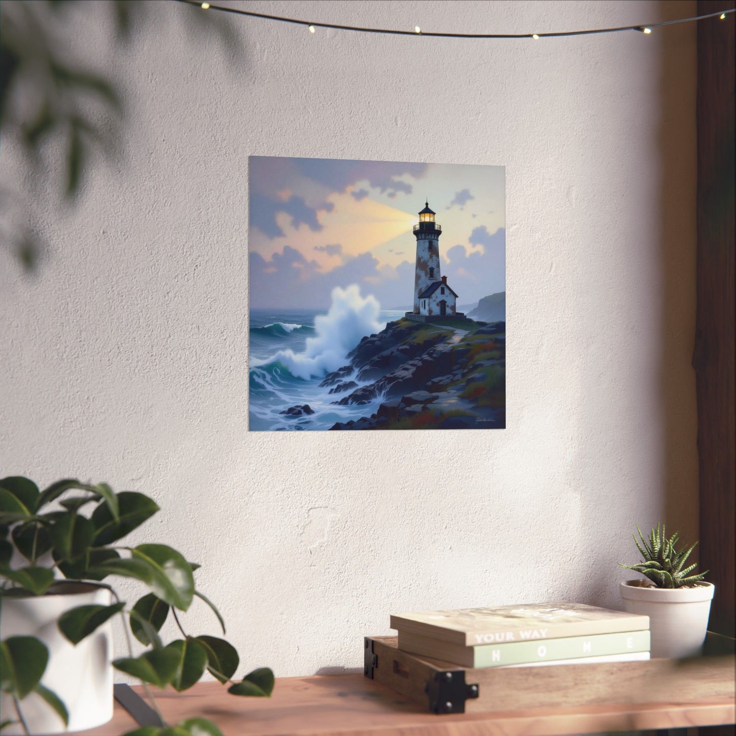 Digital download Coastal Lighthouse Poster
