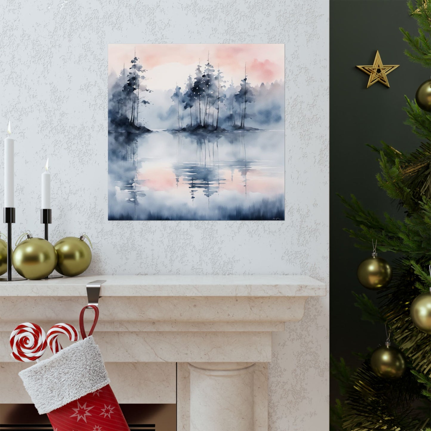 Scenic Matte Vertical Posters, Nature Art Prints, Wall Decor, Minimalist Home Art, Landscape Artwork, Gifts for Nature Lovers