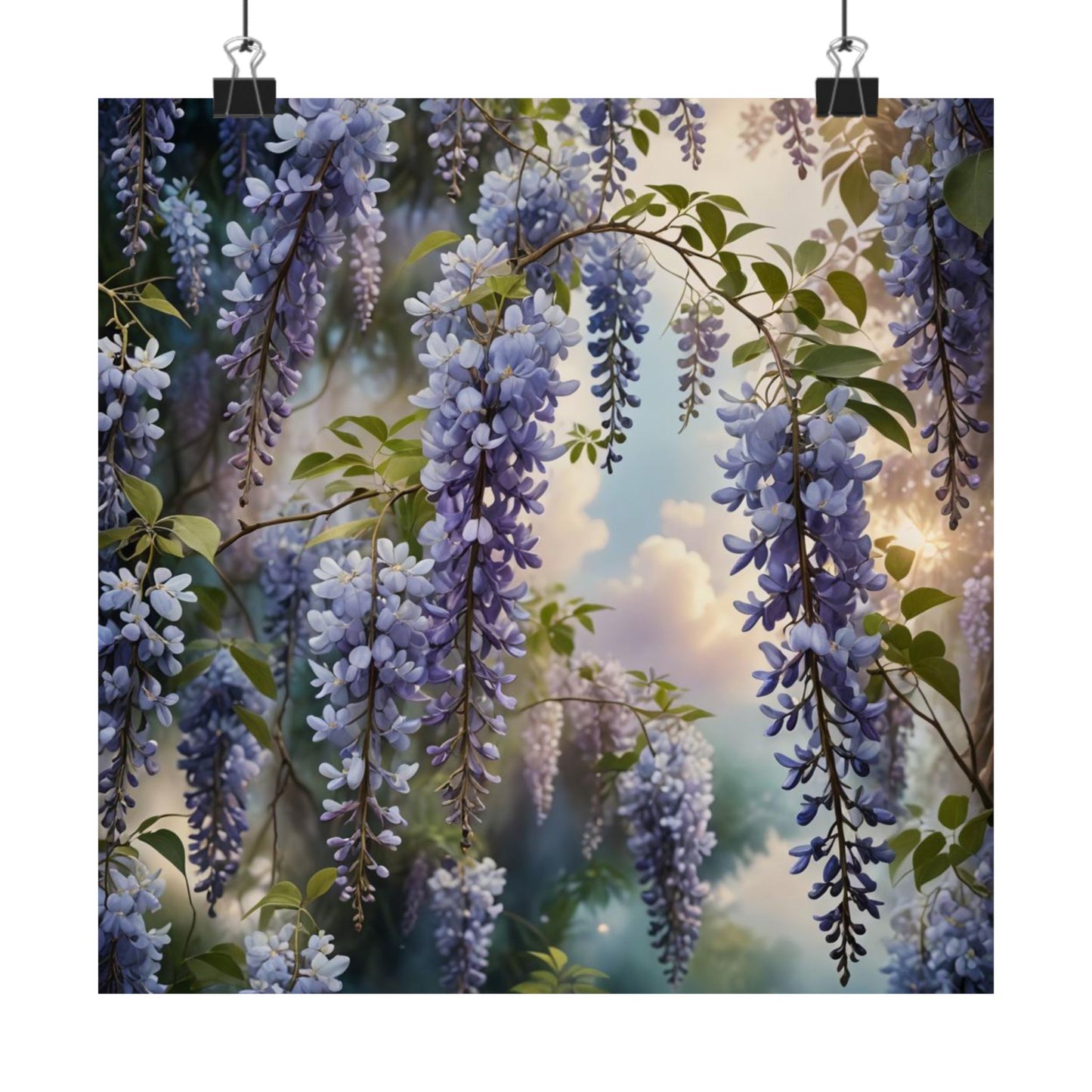 Digital download Botanical Posters Wisteria