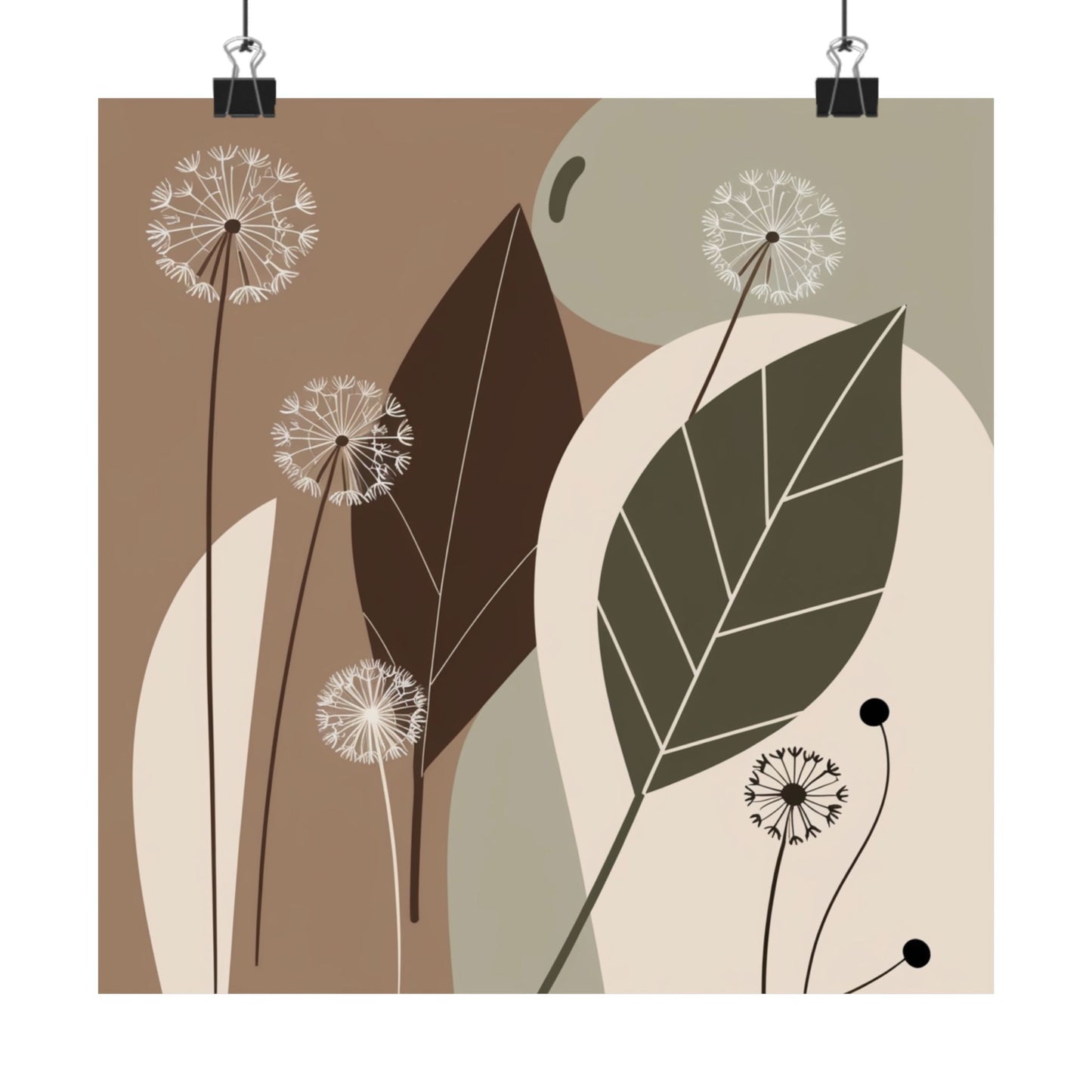Láminas botánicas mate, decoración moderna para el hogar, arte mural minimalista, decoración ecológica, regalo para amantes de la naturaleza, arte mural bohemio.