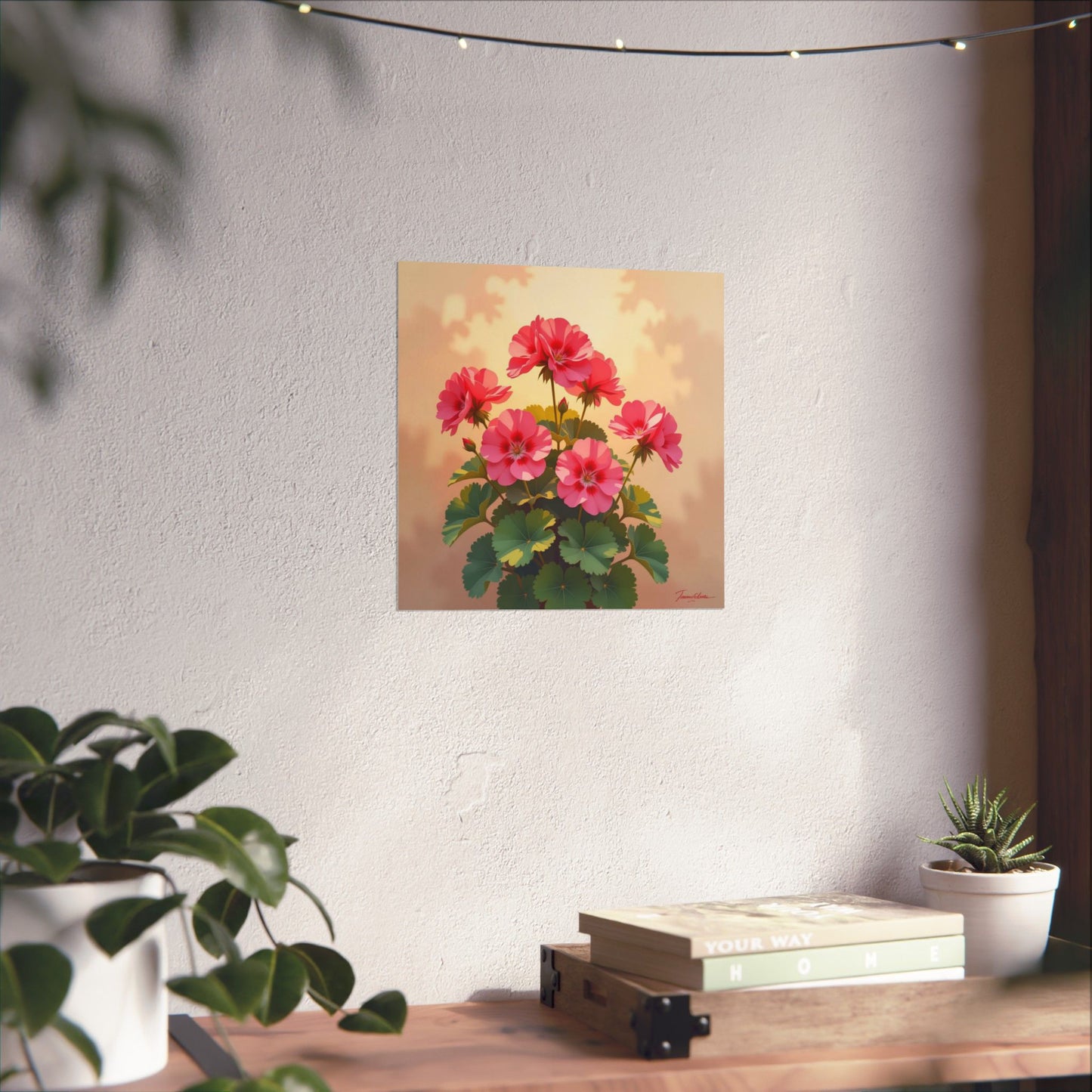 Digital download Poster - Geraniums