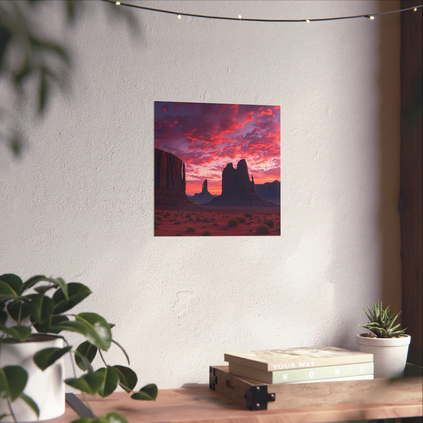 Digital download Sunset Desert Poster